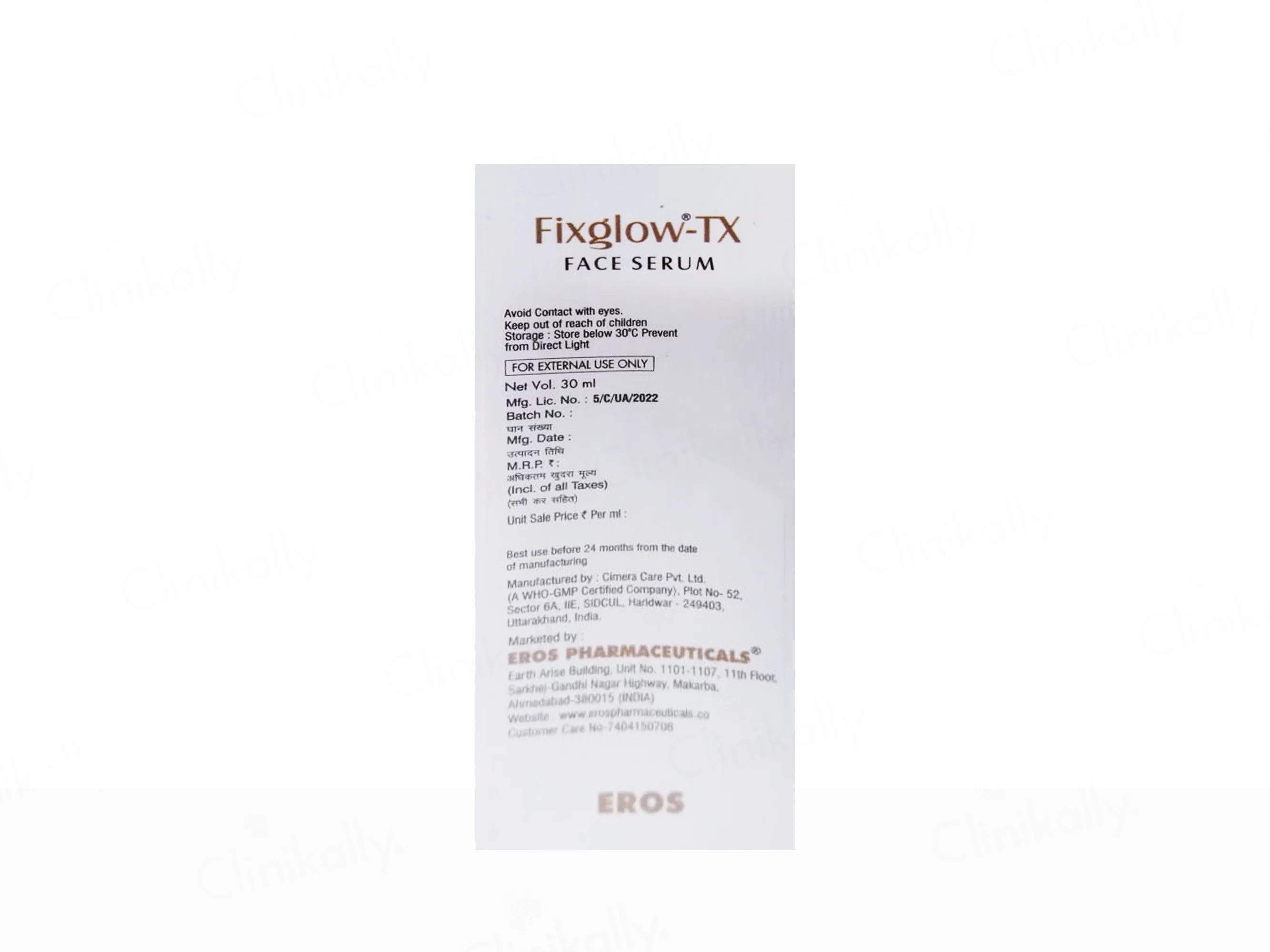 Fixglow-TX Face Serum - Image 3
