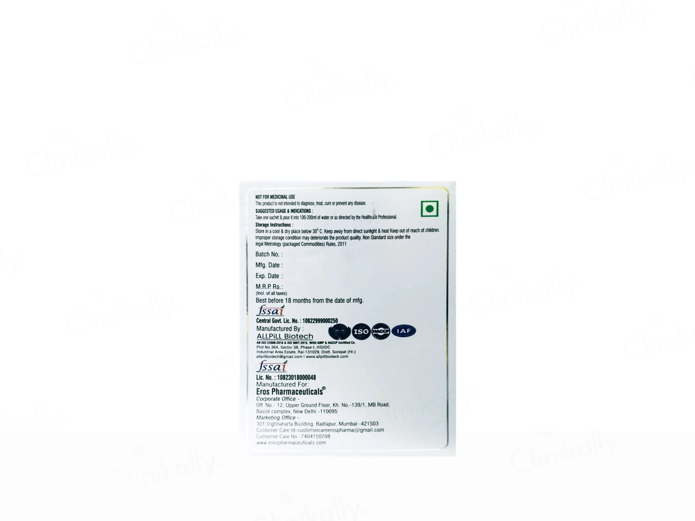 Fixglow Ultimate Skin Brightness Nutraceutical Sugar Free Sachet - Image 3