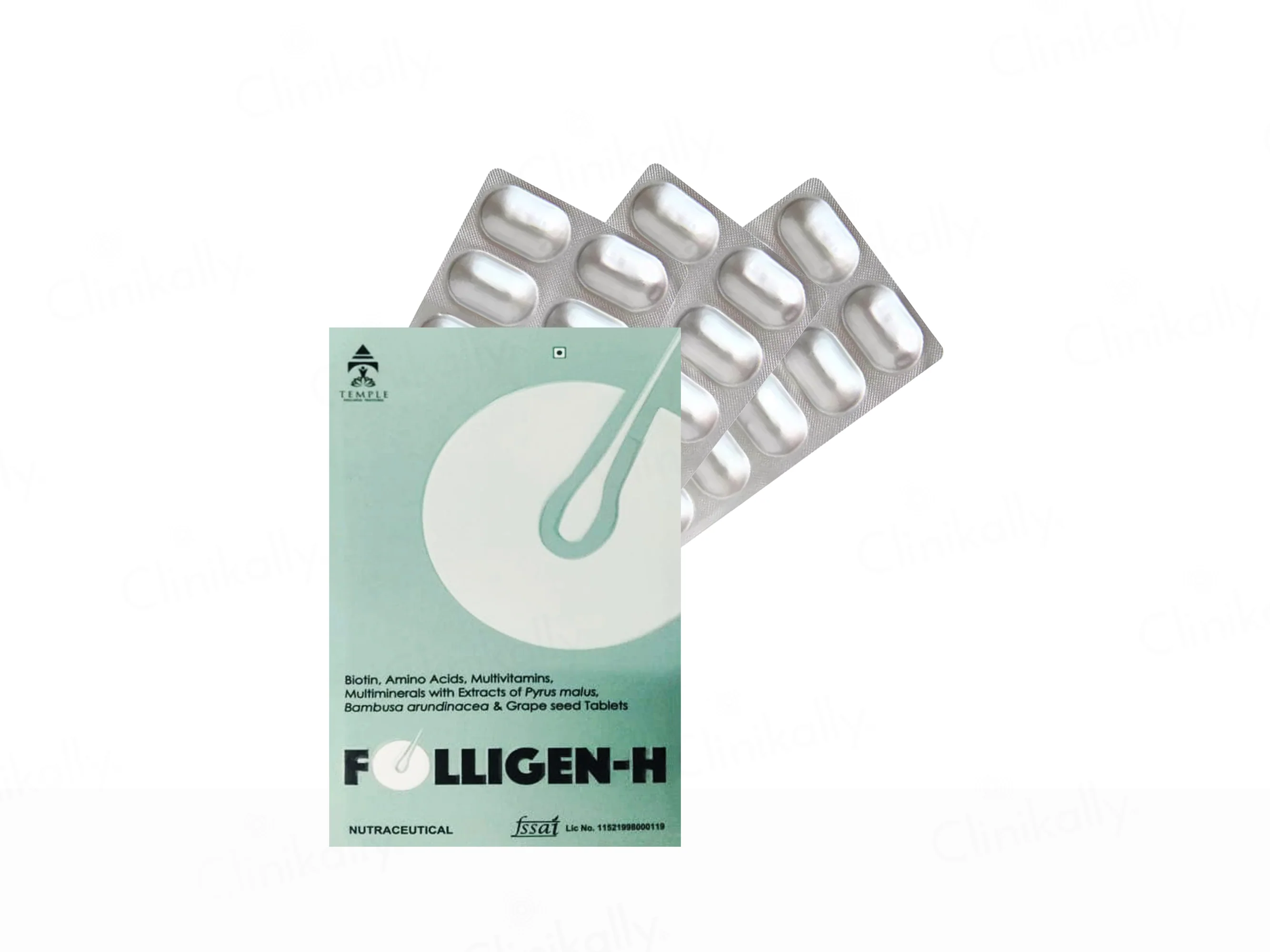 Folligen-H Hair Growth Nutraceutical Tablet - Image 4
