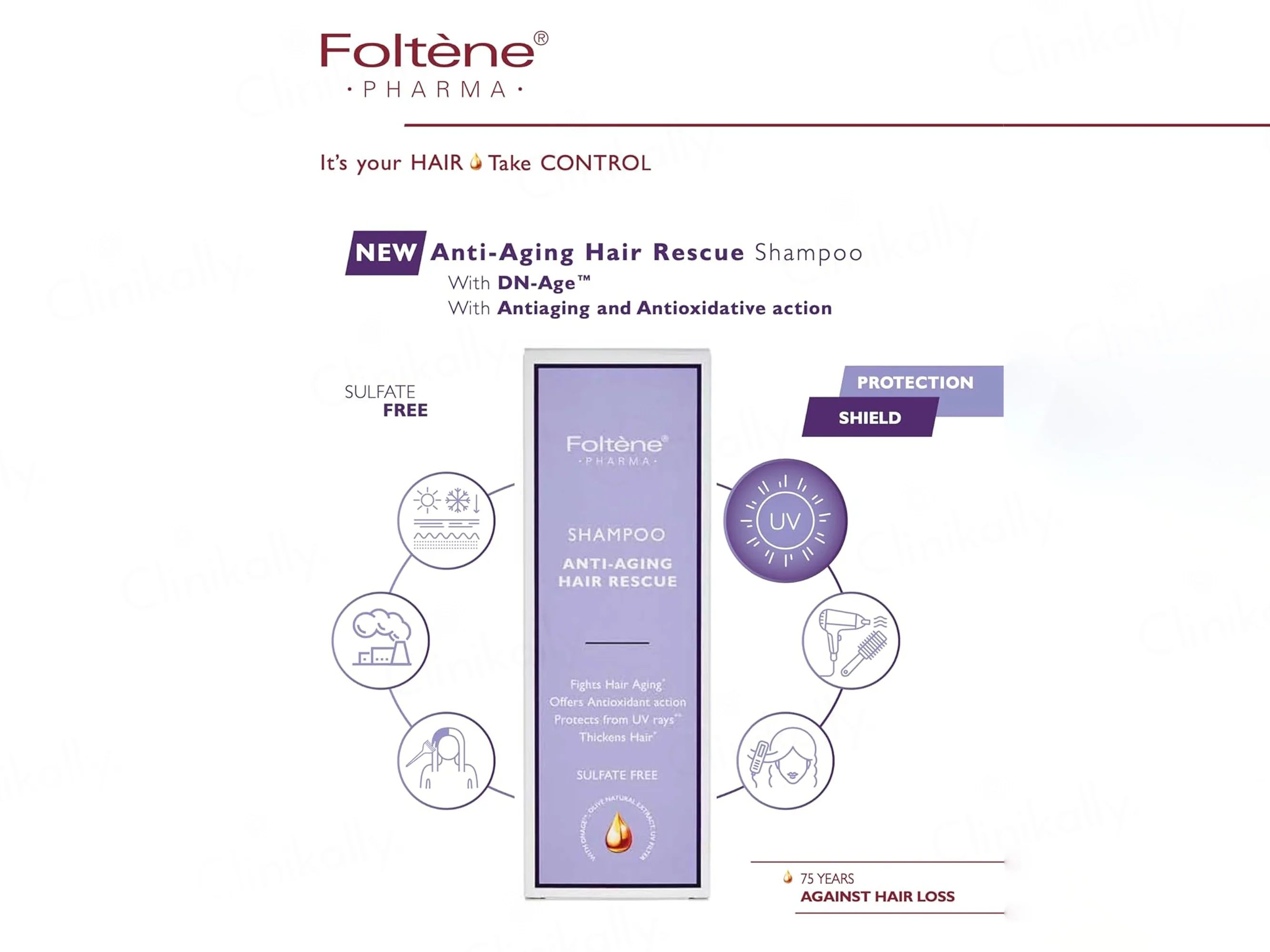 Foltene Pharma Anti-Ageing Hair Rescue Shampoo - Image 4