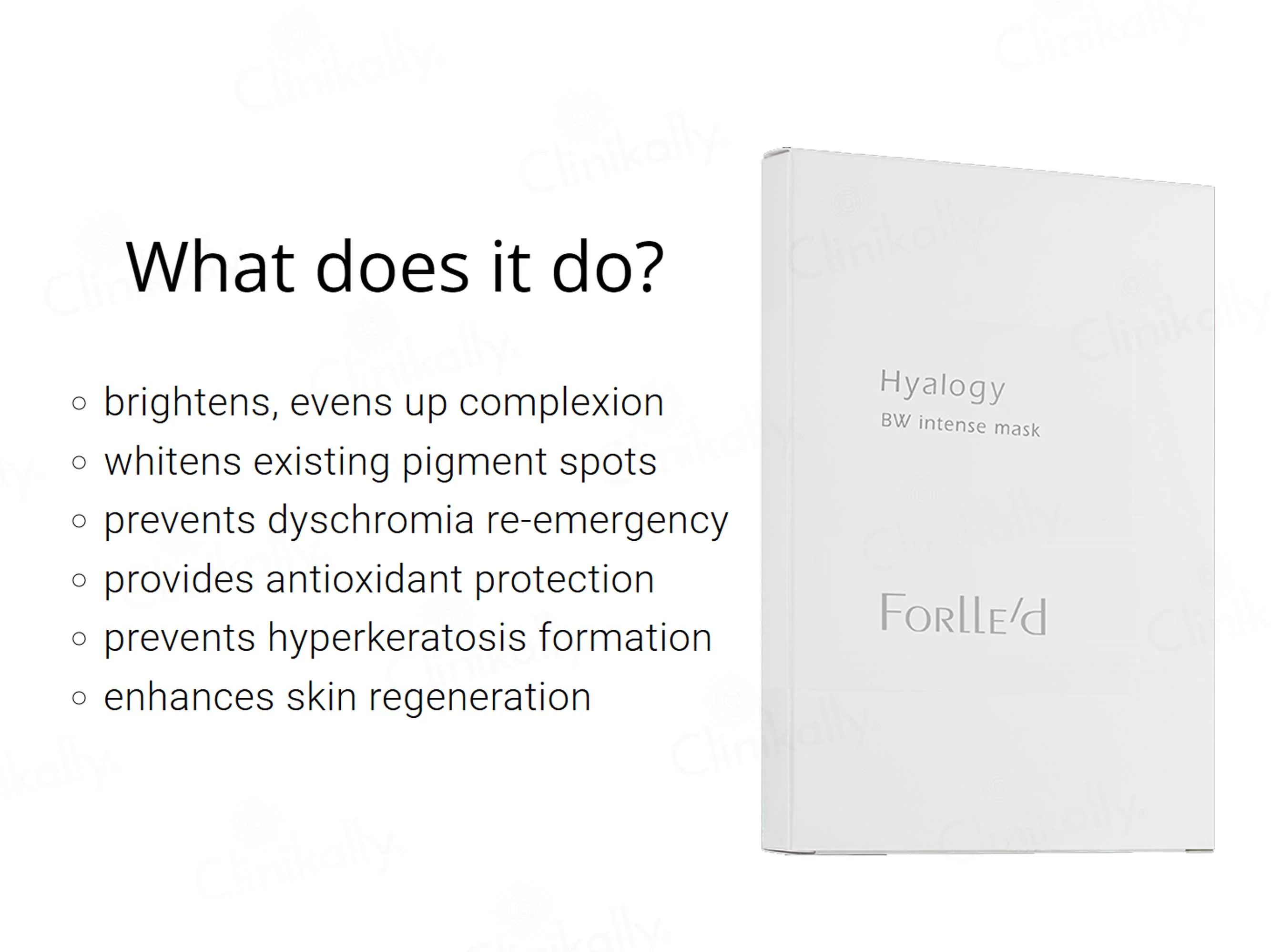 Forlle'd Hyalogy BW Intense Mask - Image 2
