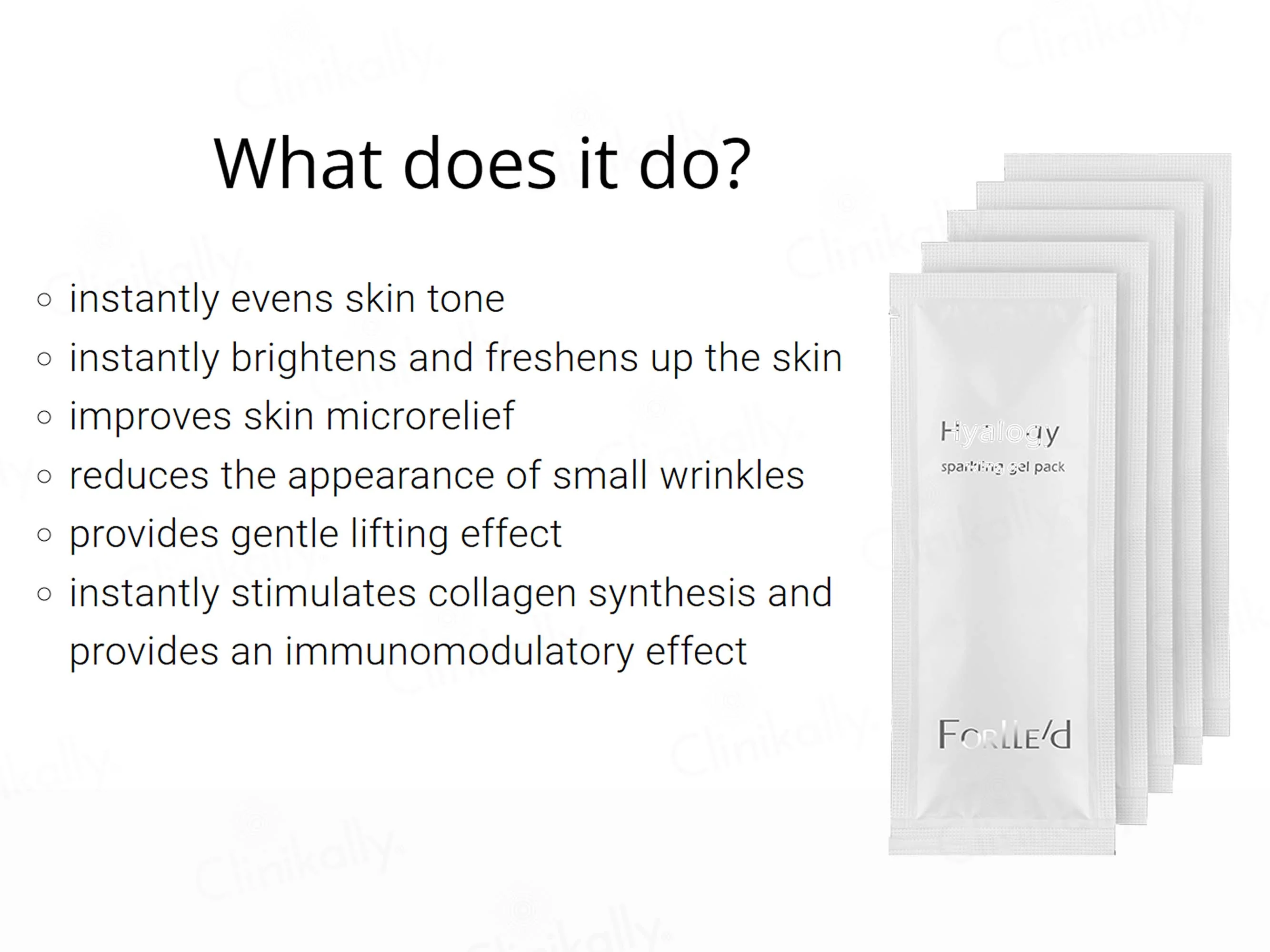 Forlle'd Hyalogy Sparkling Gel Pack - Image 2