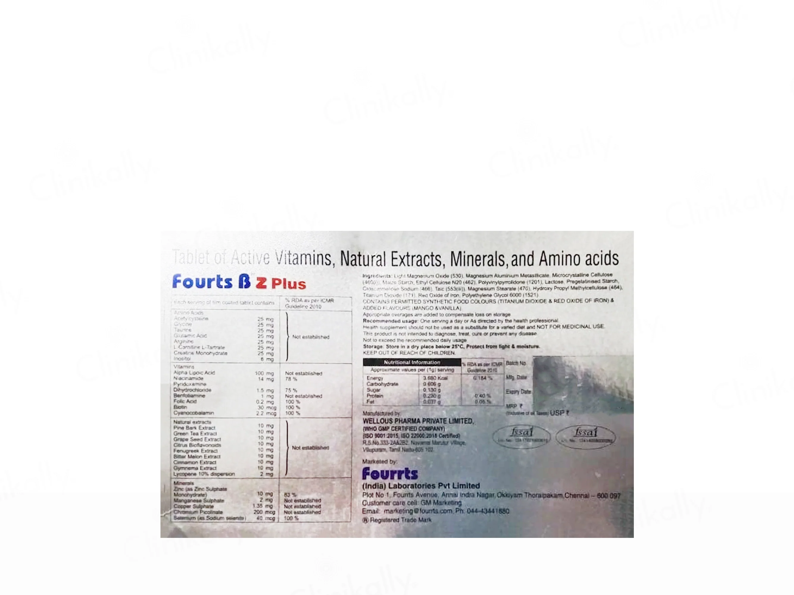 Fourts BZ Plus Tablet - Image 2