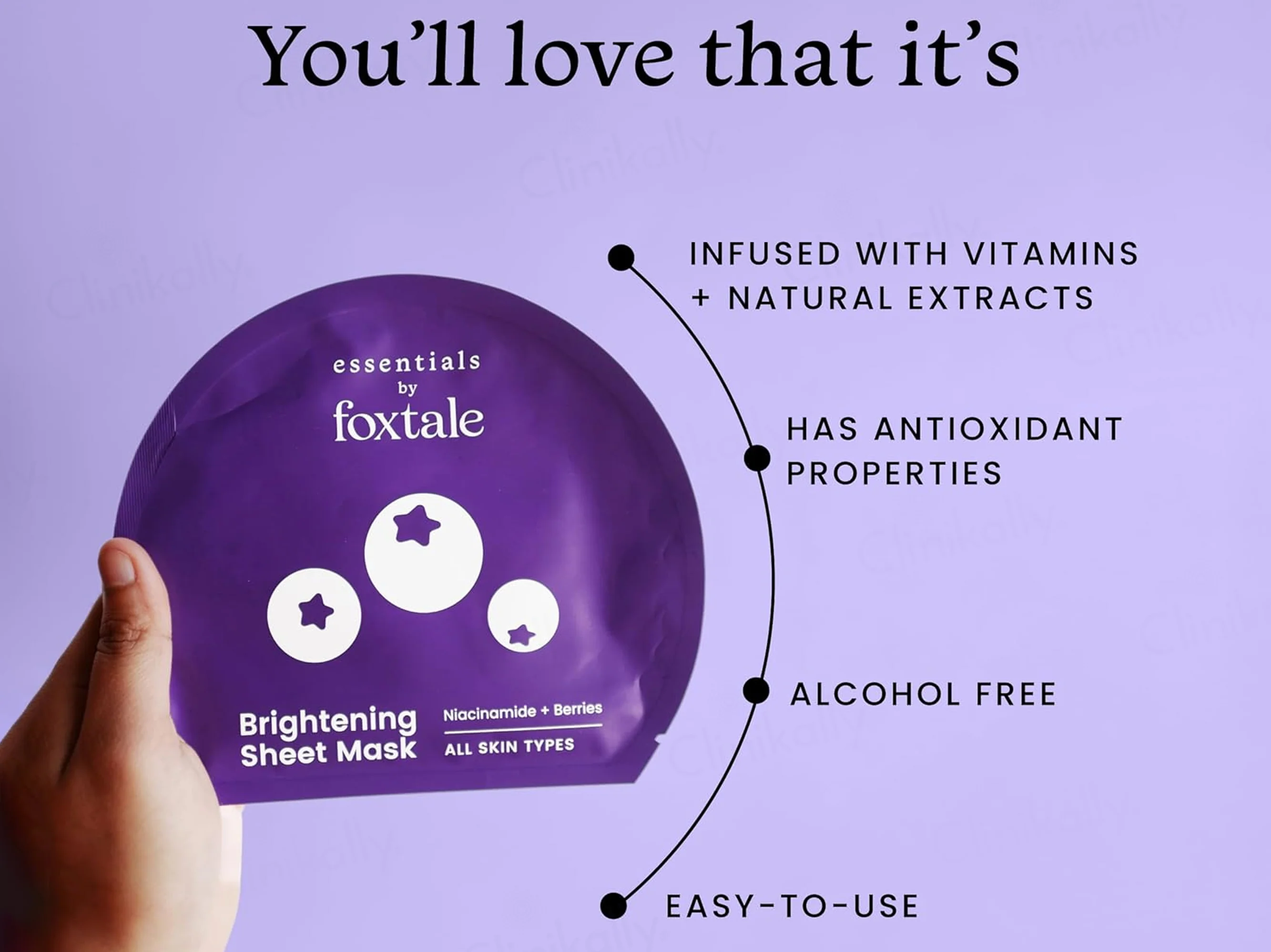 Foxtale Brightening Face Sheet Mask - Image 4