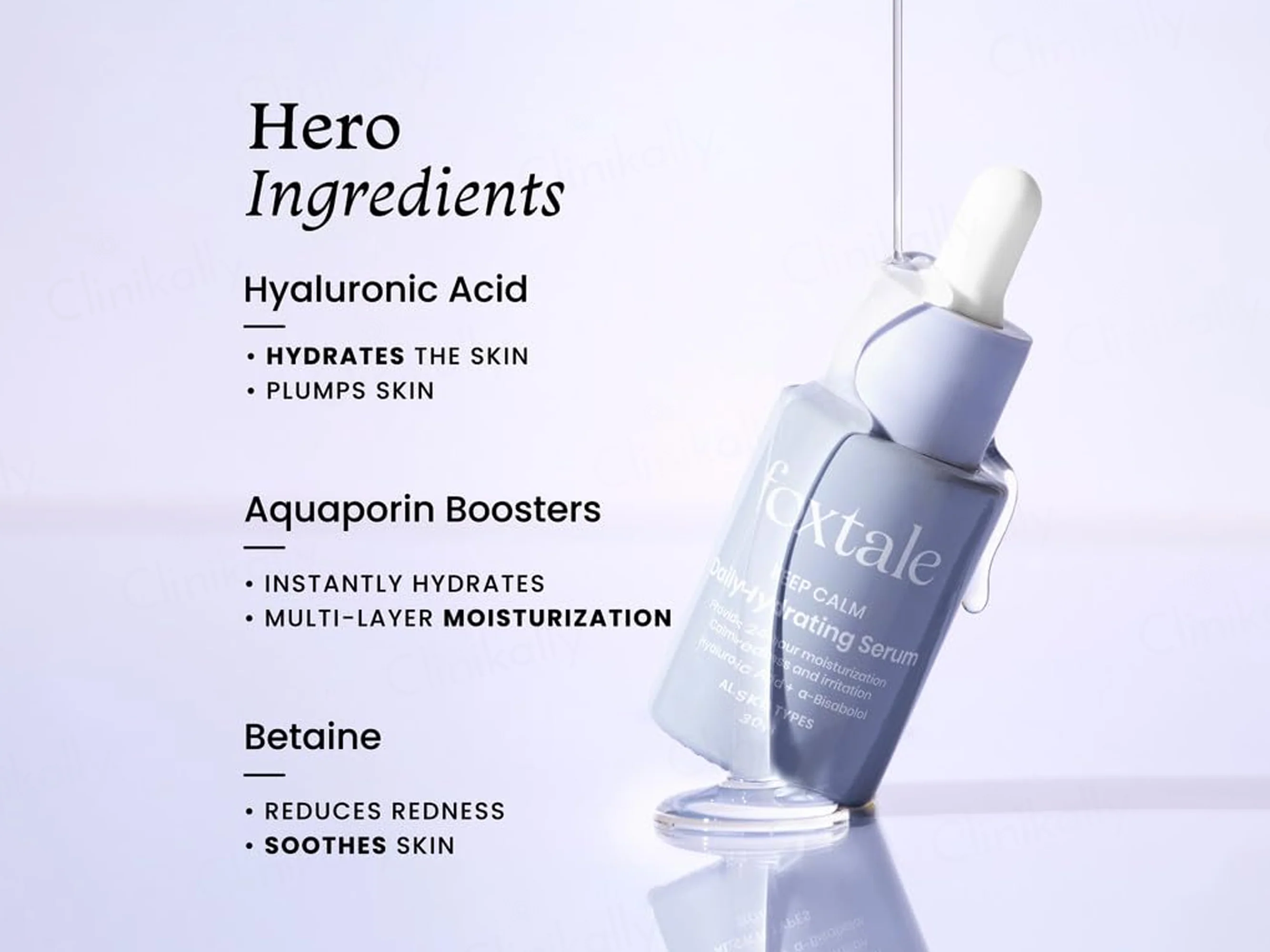 Foxtale Daily Hydrating Hyaluronic Acid Serum - Image 3
