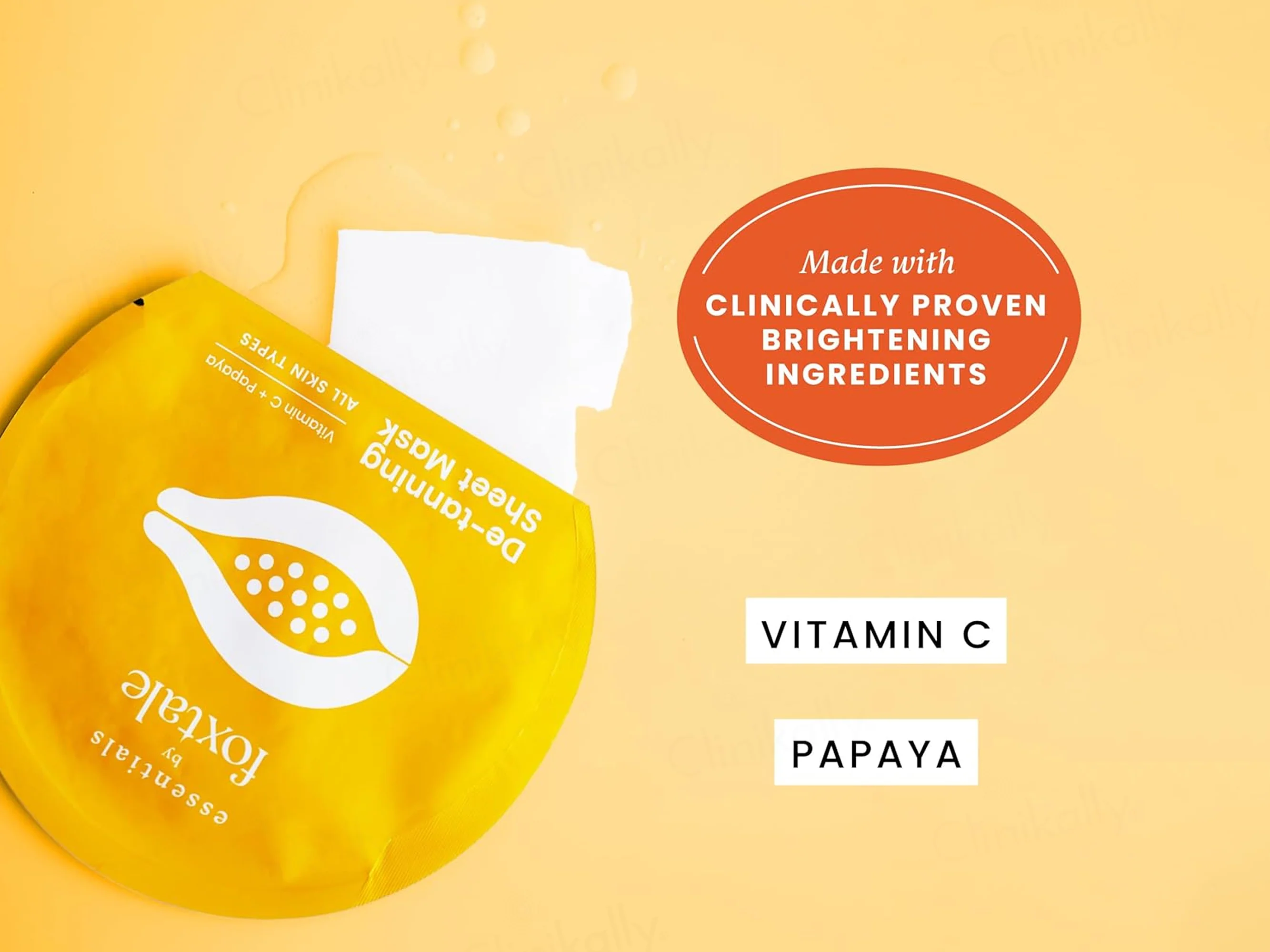 Foxtale De-Tanning Face Sheet Mask - Image 6