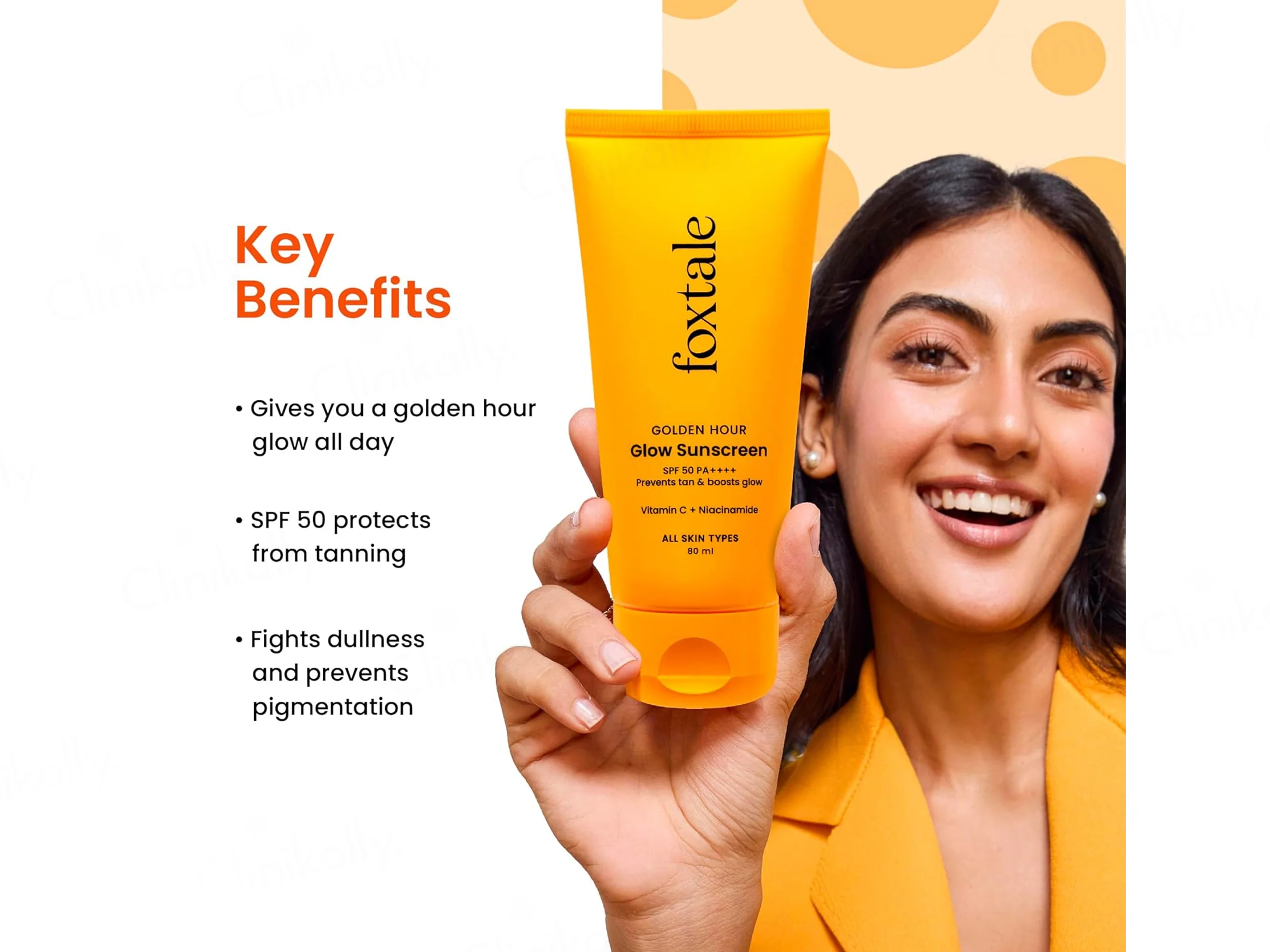 Foxtale Glow Sunscreen SPF 50 PA++++ - Image 7