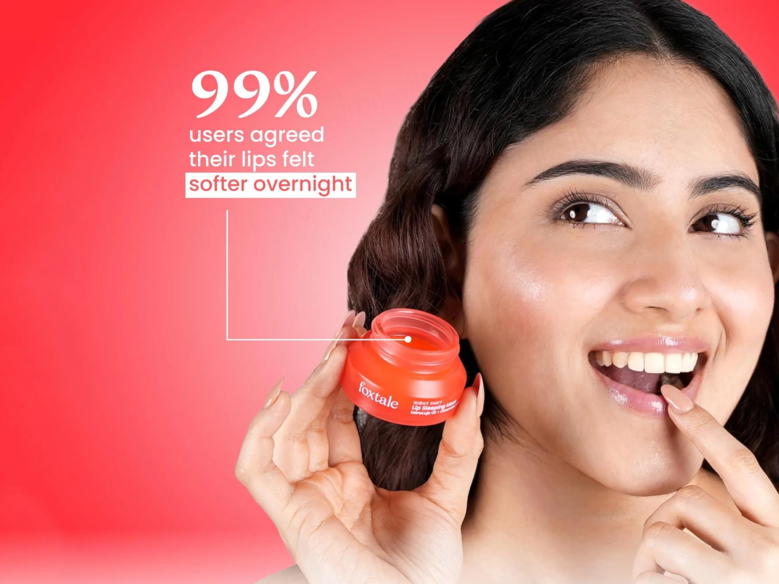 Foxtale Lip Sleeping Mask with Maracuja Oil - Image 5