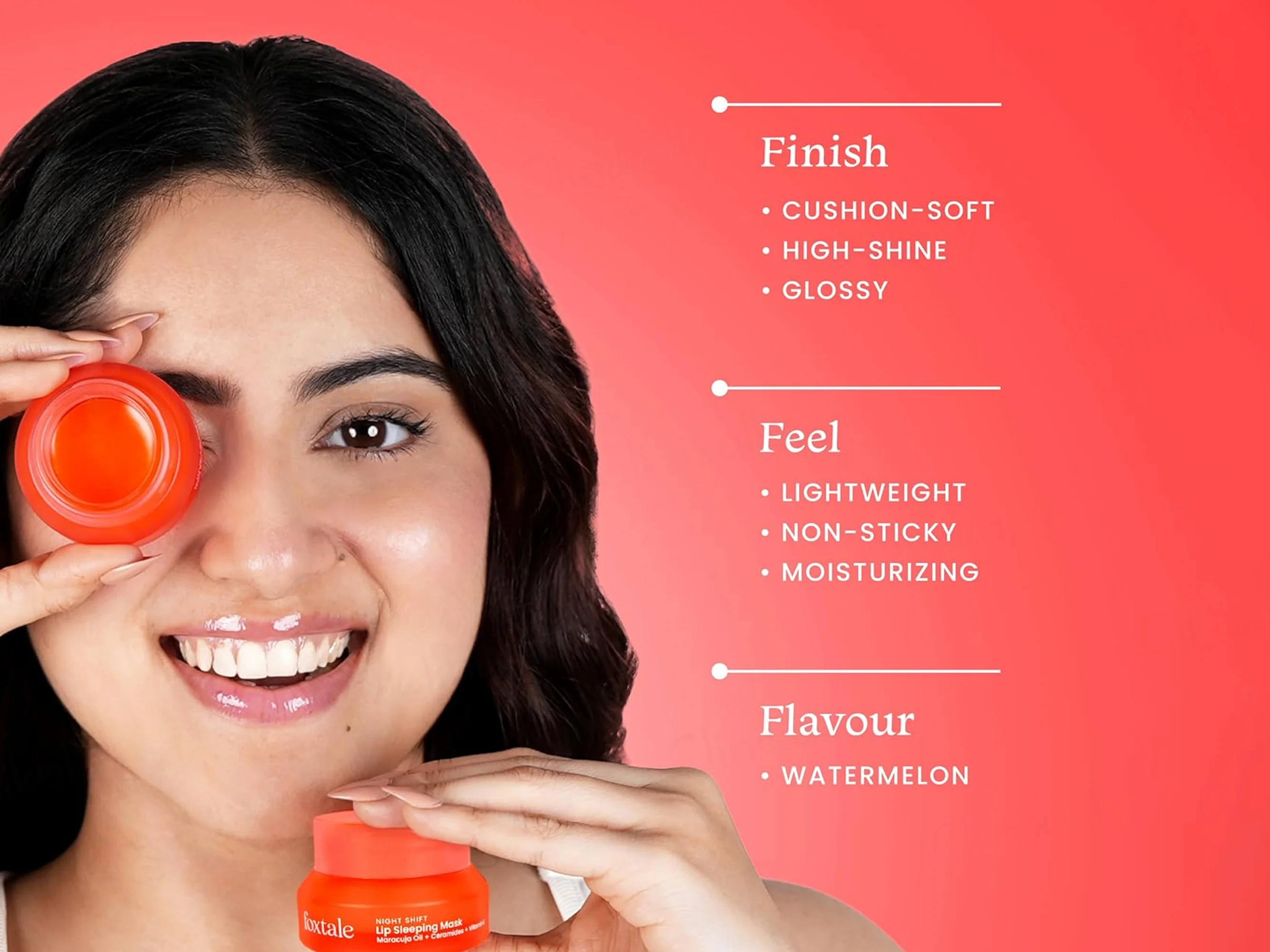 Foxtale Lip Sleeping Mask with Maracuja Oil - Image 6