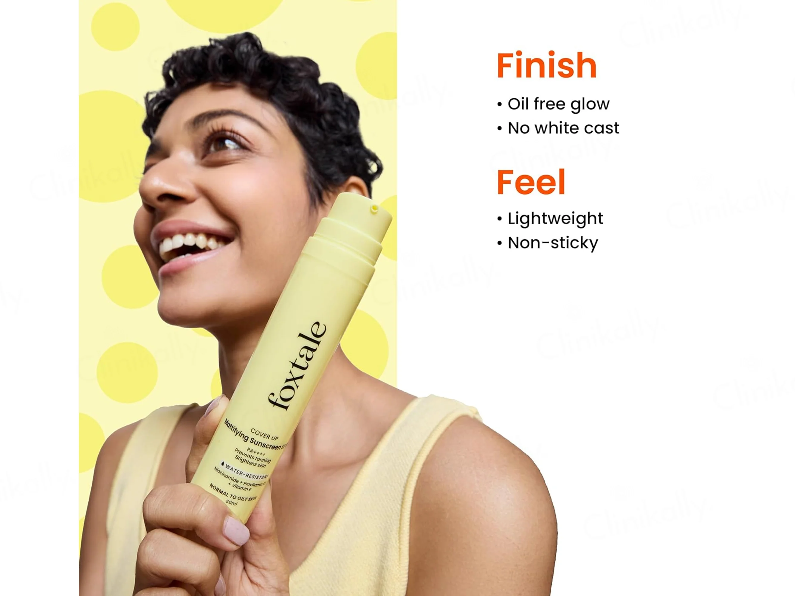 Foxtale Mattifying Sunscreen SPF 70 PA++++ - Image 5