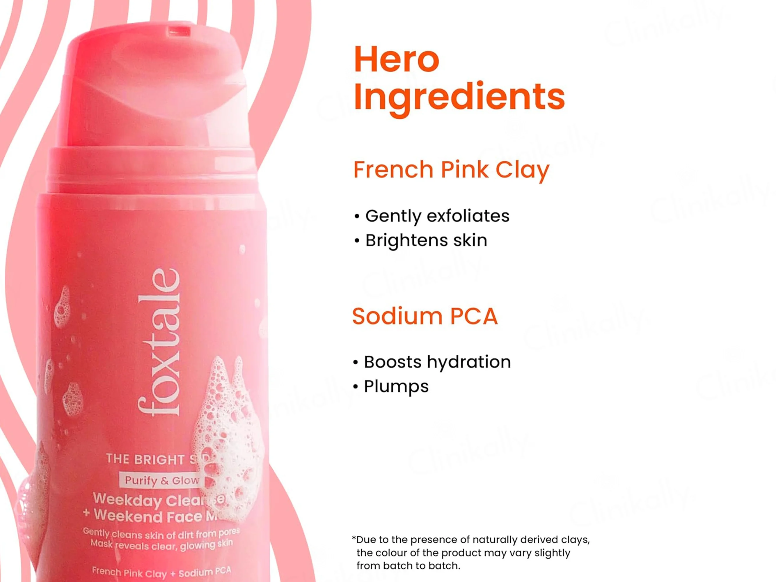 Foxtale Purify & Glow Weekday Cleanser + Weekend Face Mask - Image 3