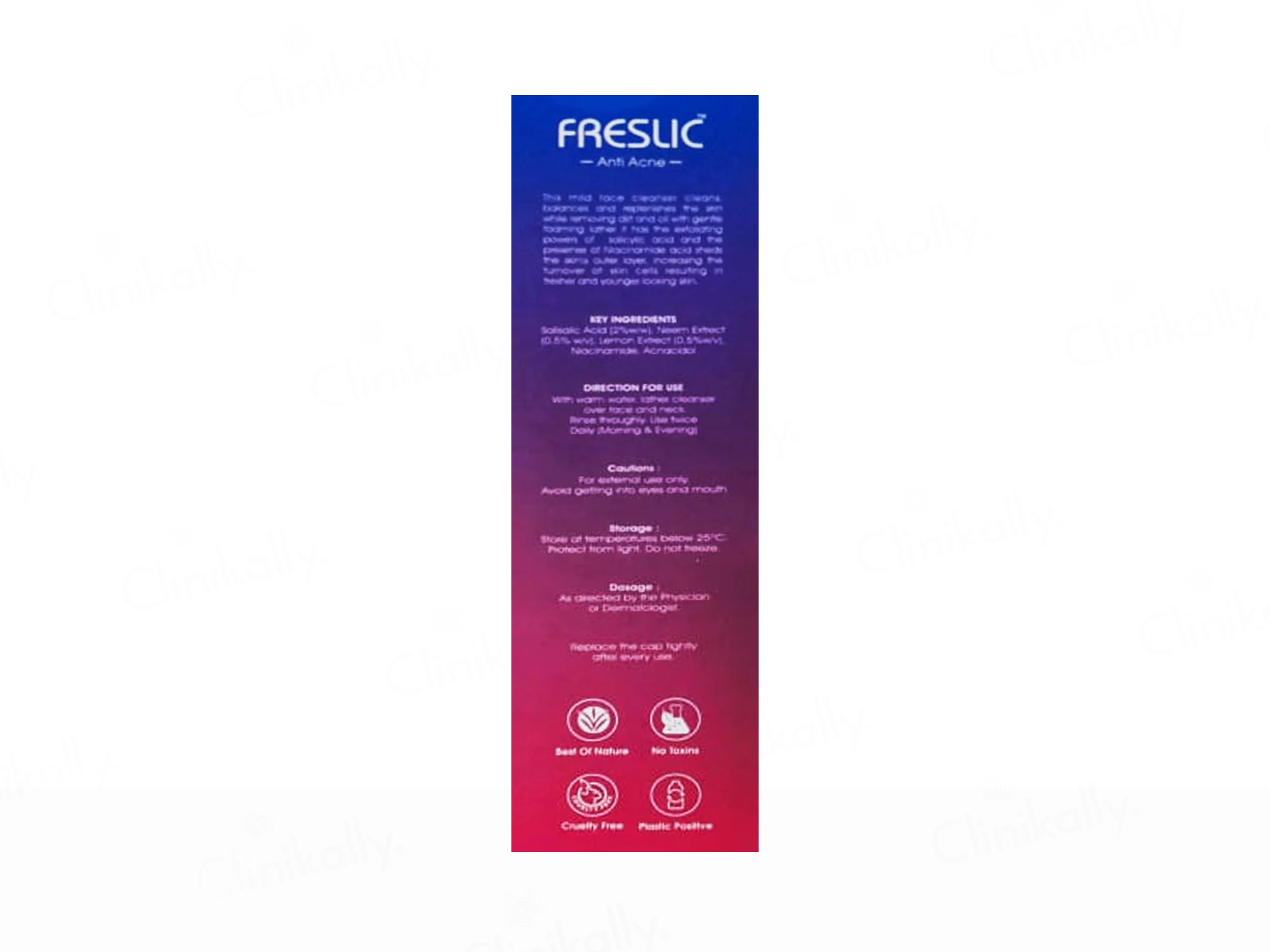 Freslic Anti Acne Foaming Face Wash - Image 2
