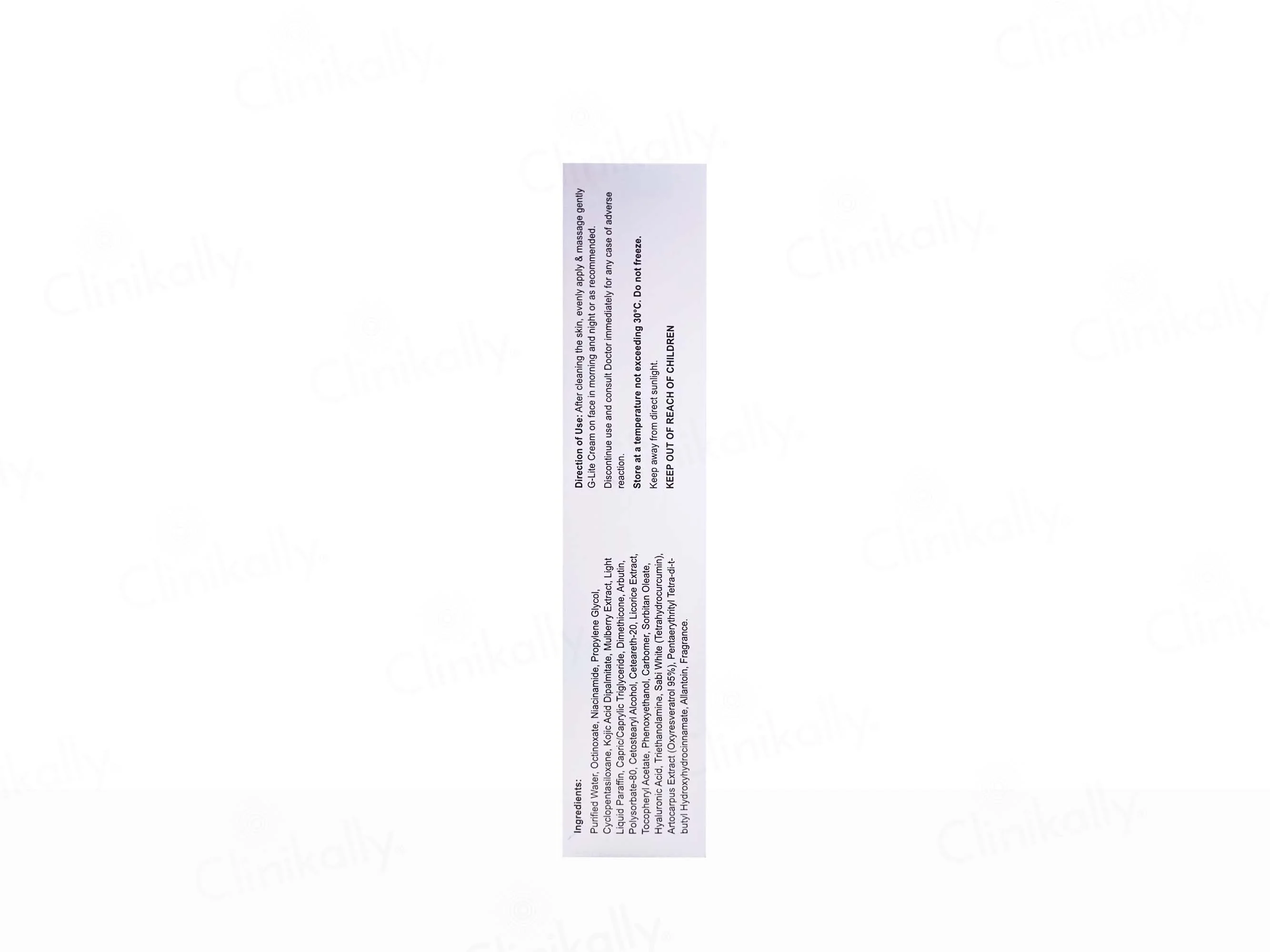 G-Lite De-Pigmentation Cream - Image 3
