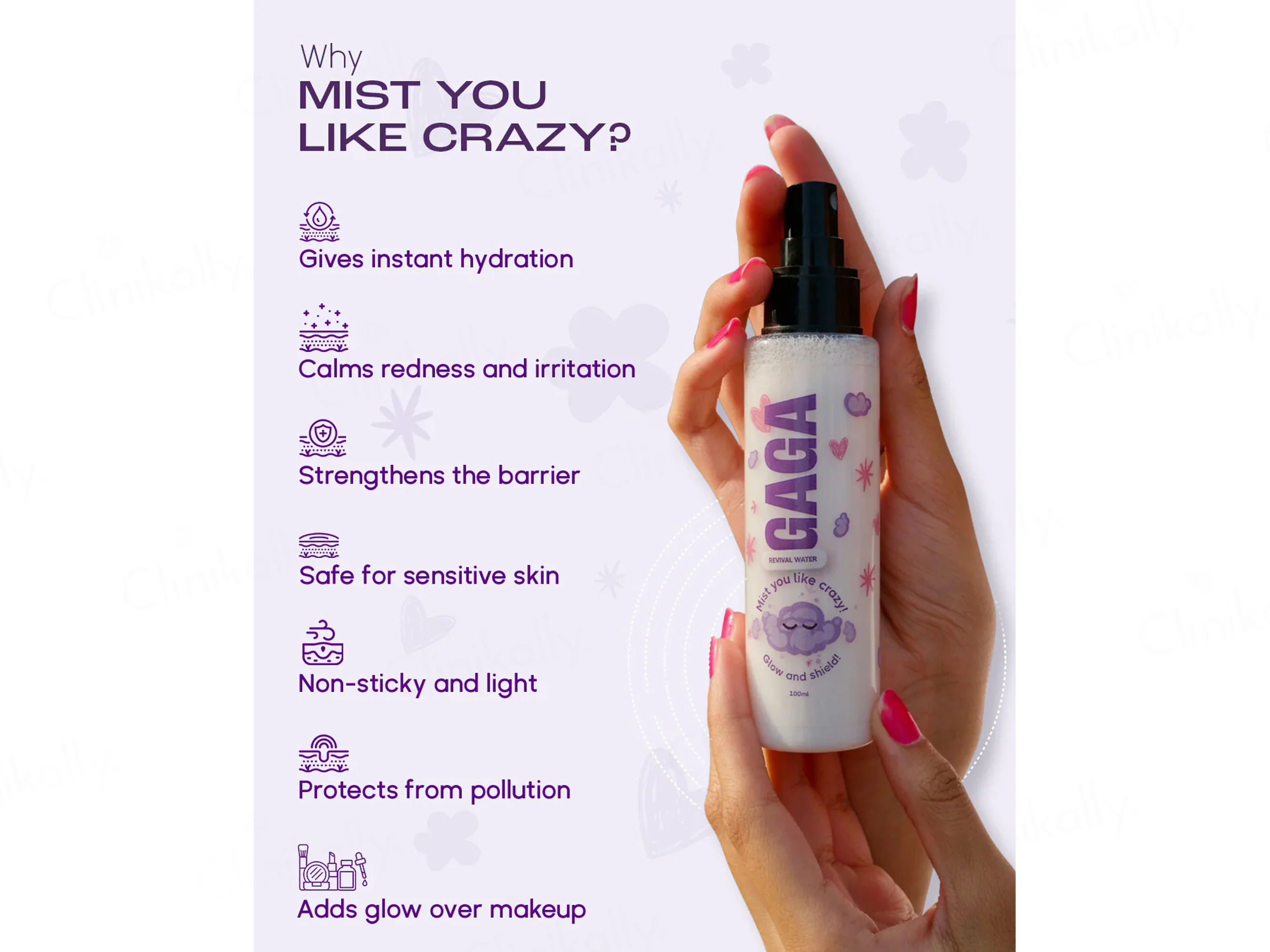 GAGA Mist You Like Crazy Glow and Shield Revival Water Toner - Image 4