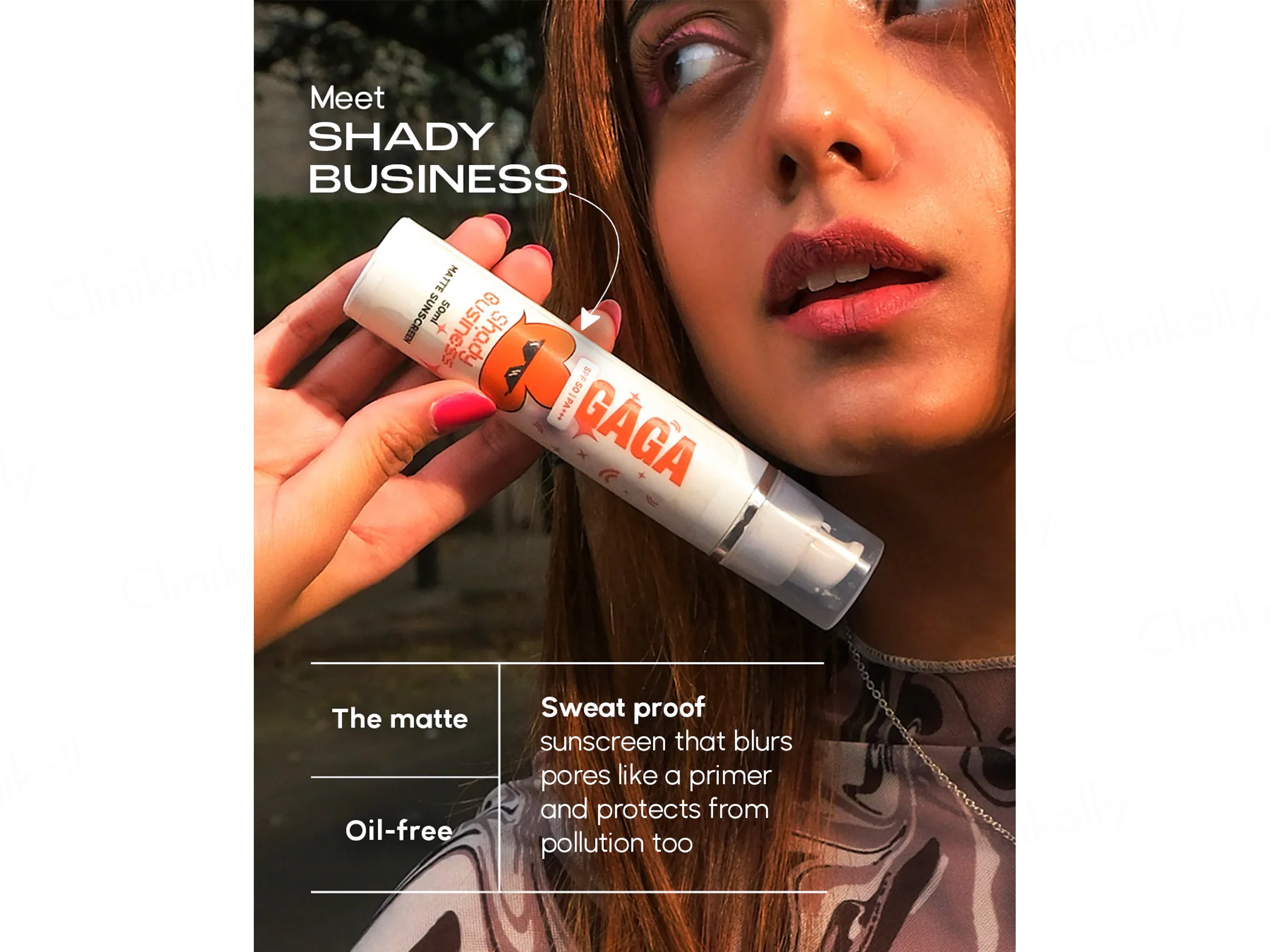 GAGA Shady Business Matte Sunscreen SPF 50 PA++++ - Image 3