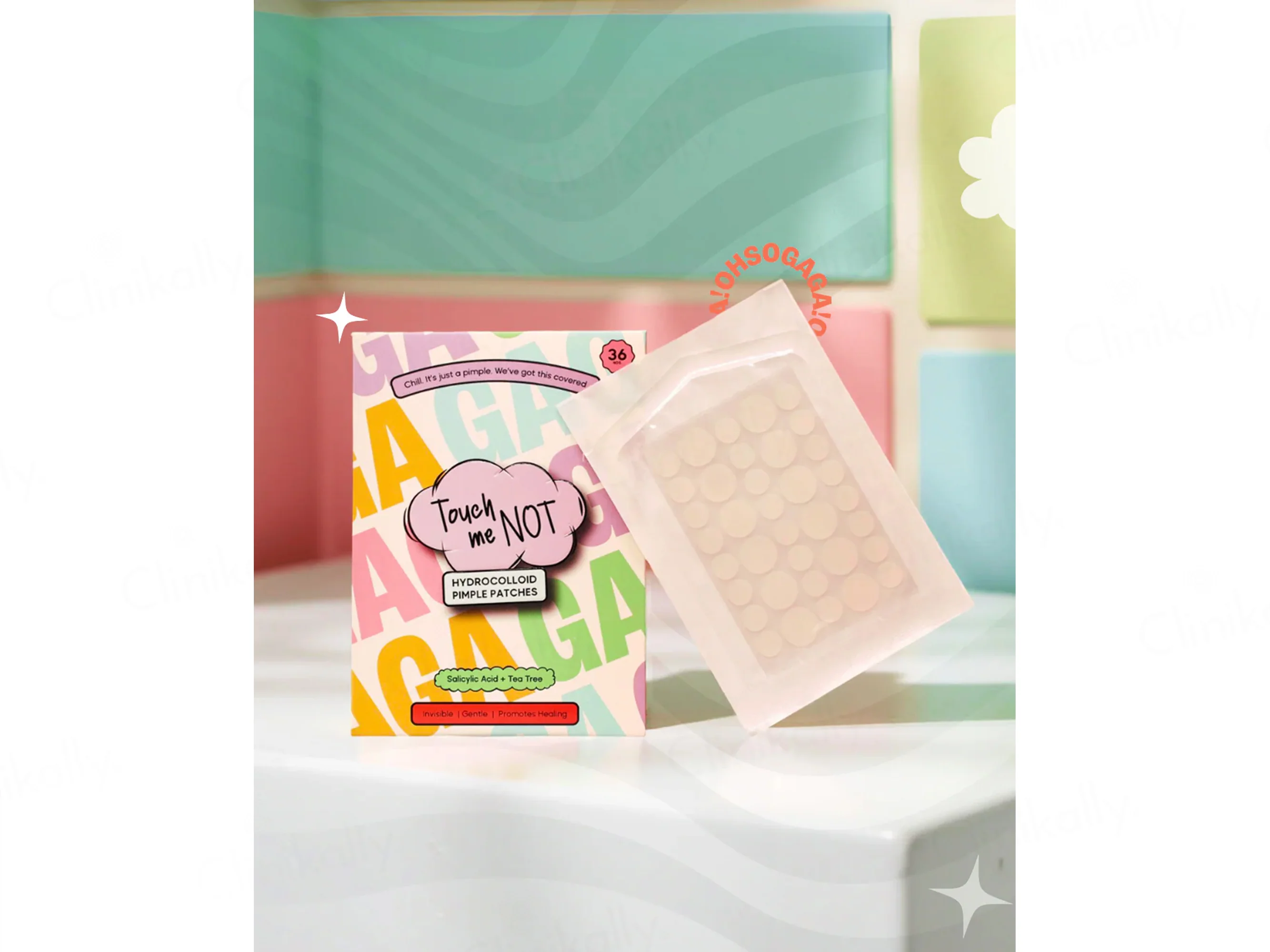 GAGA Touch Me Not Hydrocolloid Pimple Patches - Image 2