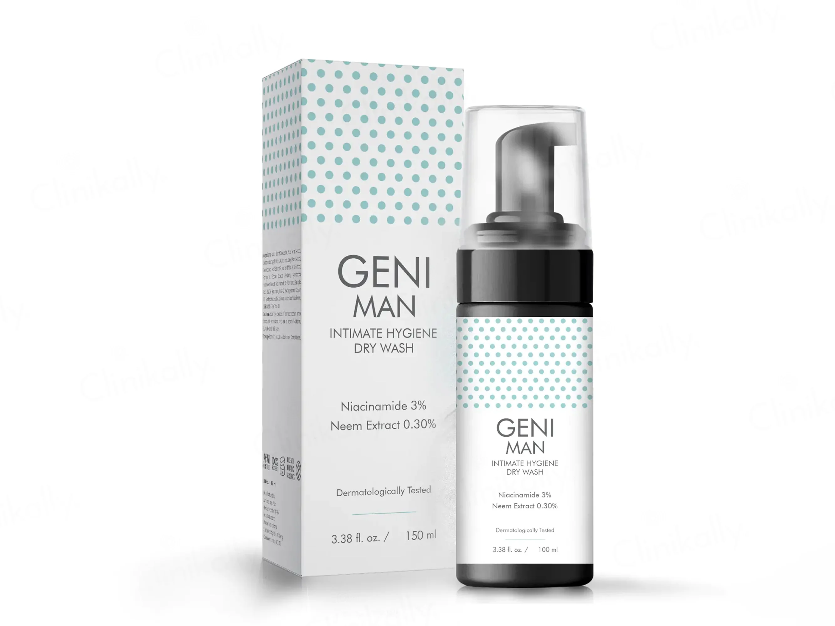 Geni Man Intimate Hygiene Dry Wash - Image 2
