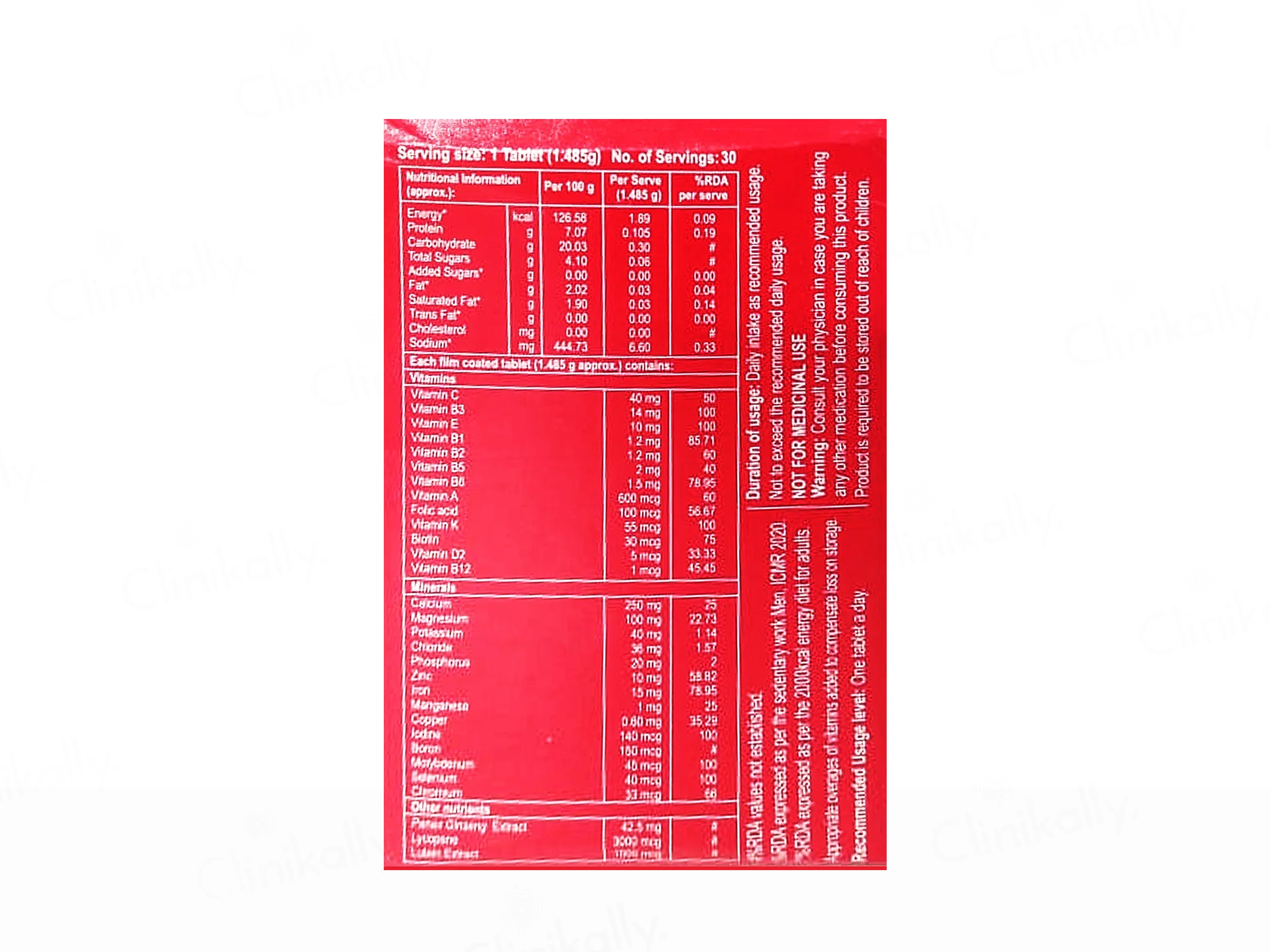 Geofit Men Nutraceutical Tablet - Image 3