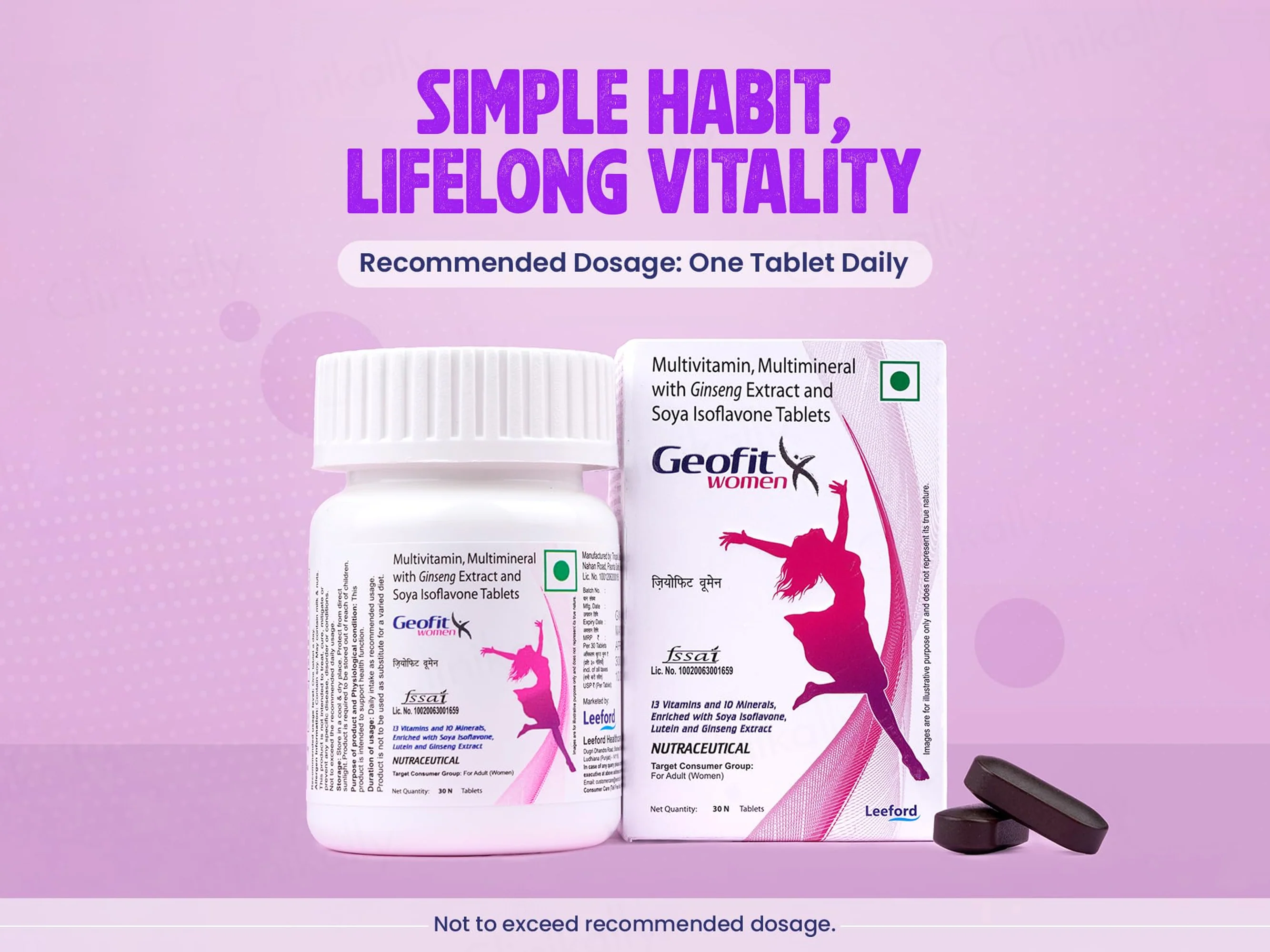 Geofit Women Nutraceutical Tablet - Image 5