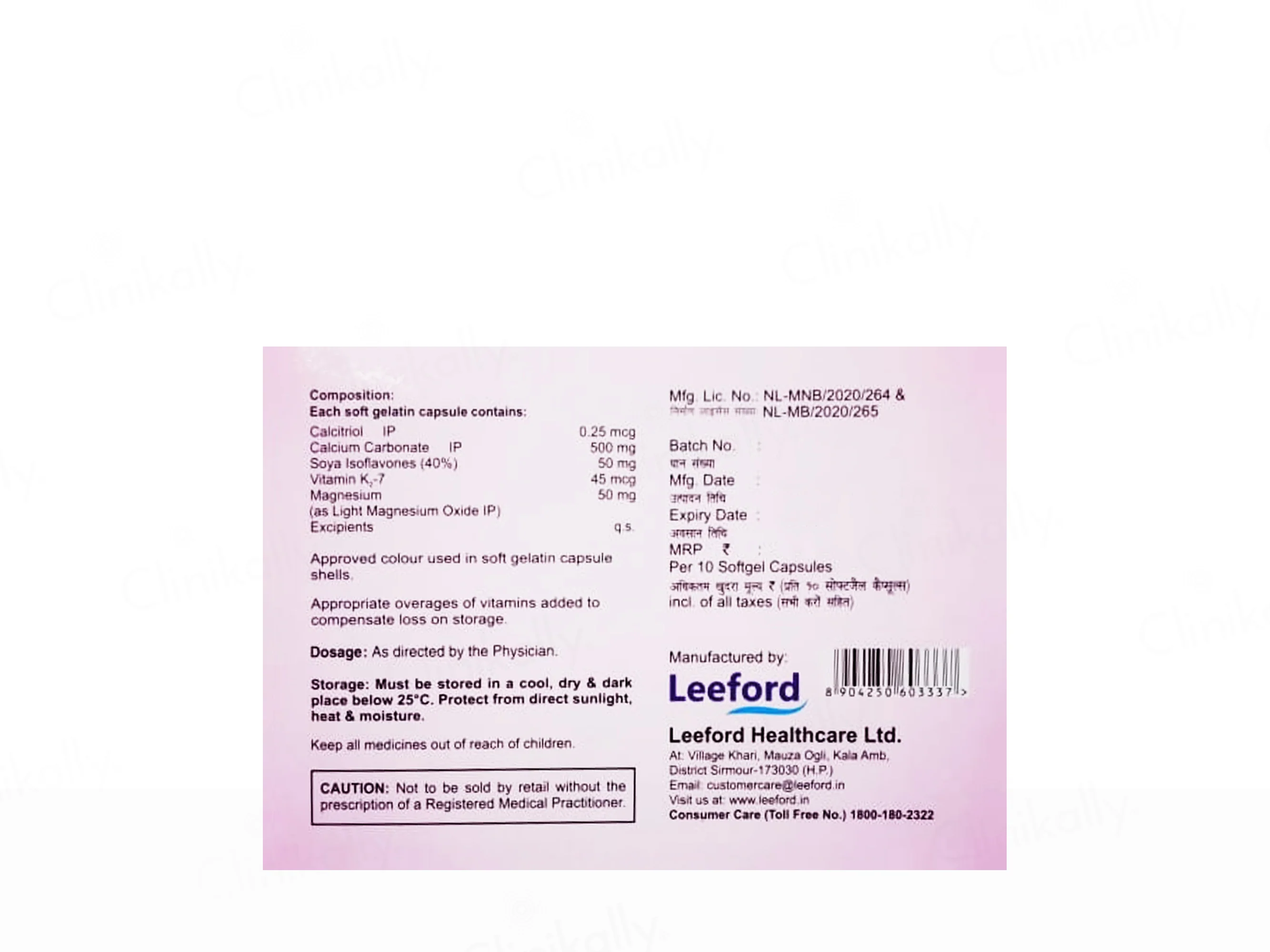 Geomax D3 Fem Soft Gelatin Capsule - Image 3