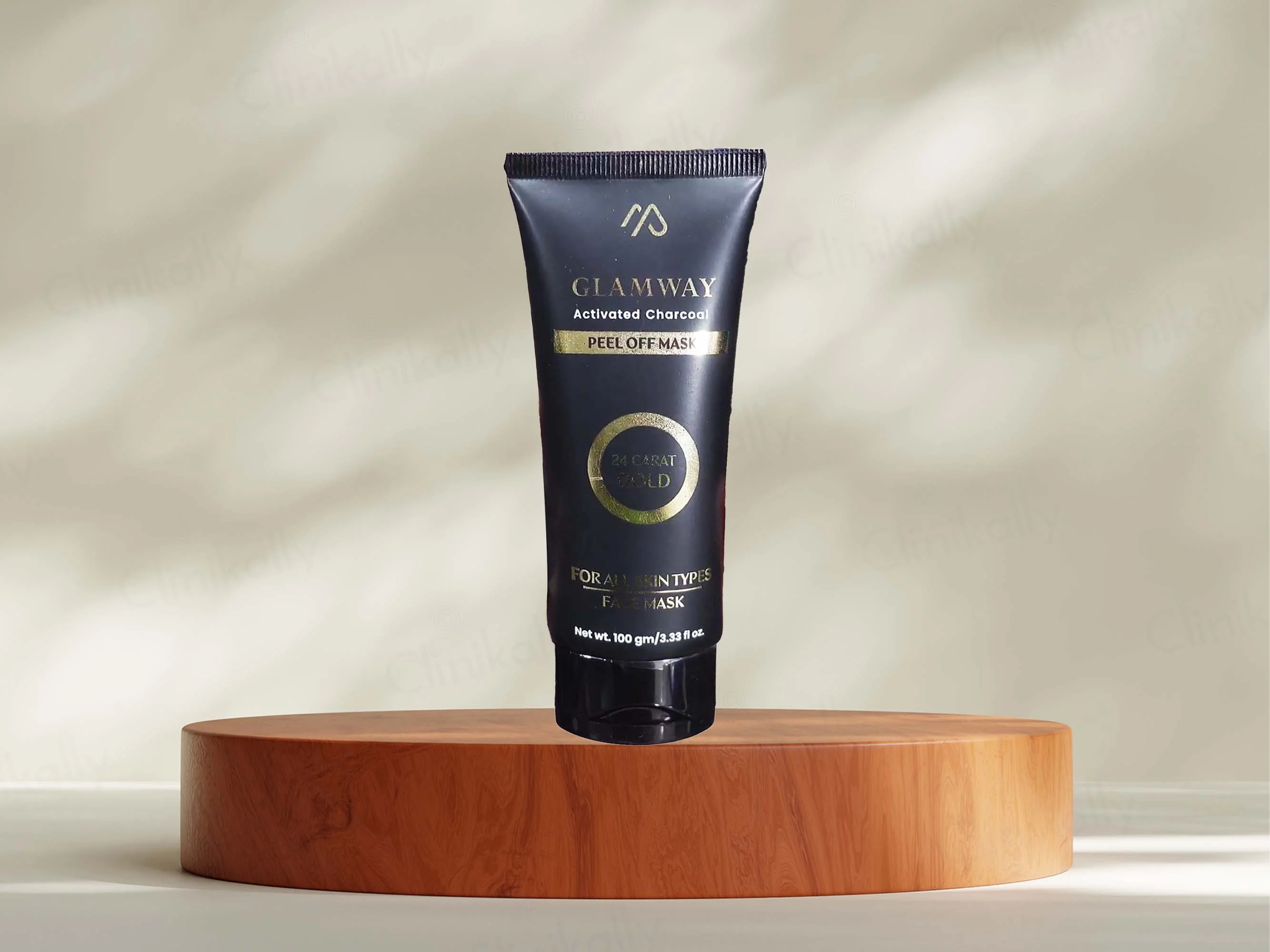 Glamway Activated Charcoal 24 Carat Gold Peel Off Face Mask - Image 3