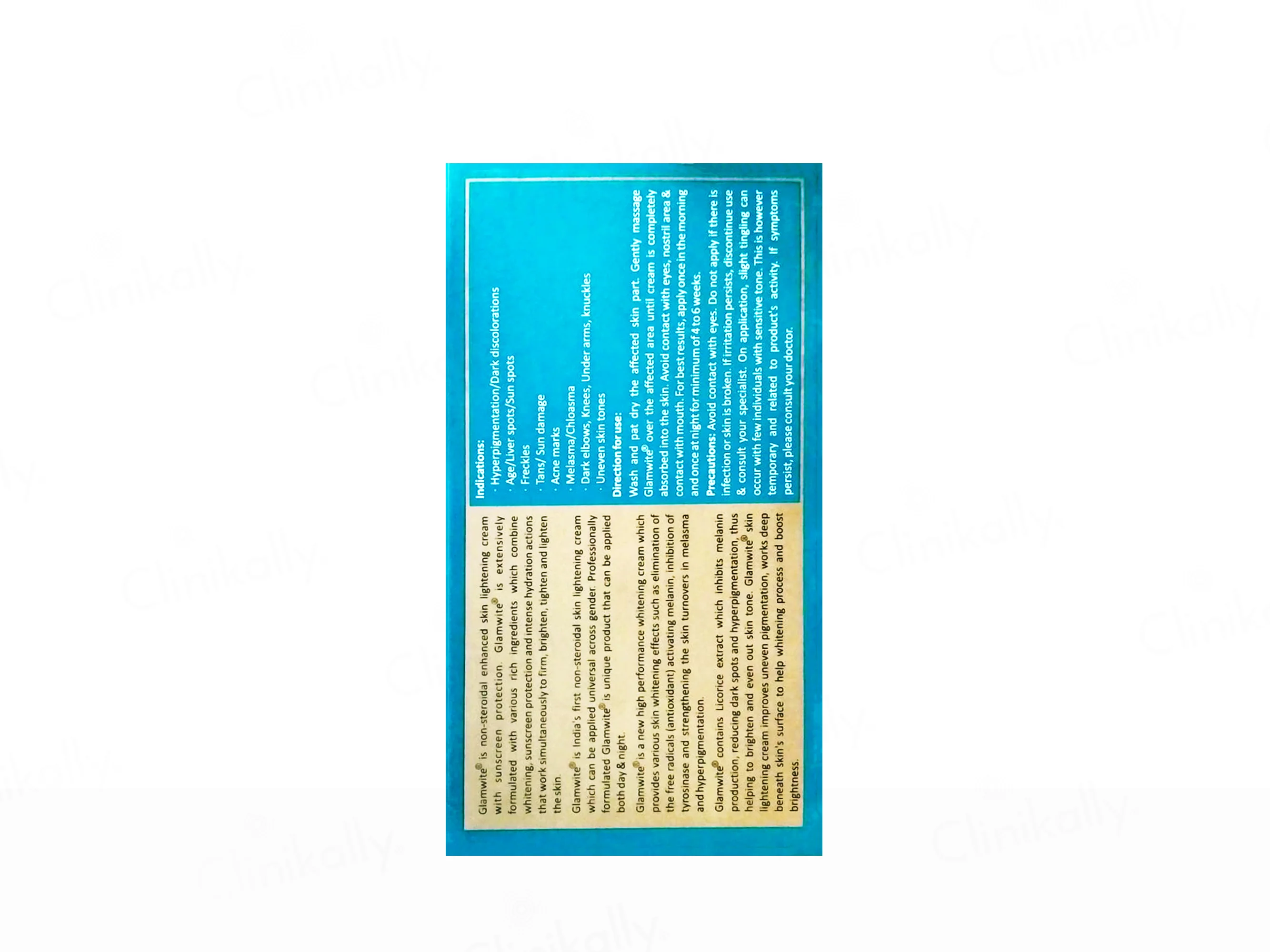 Glamwite Enhanced Skin Lightening Cream - Image 4