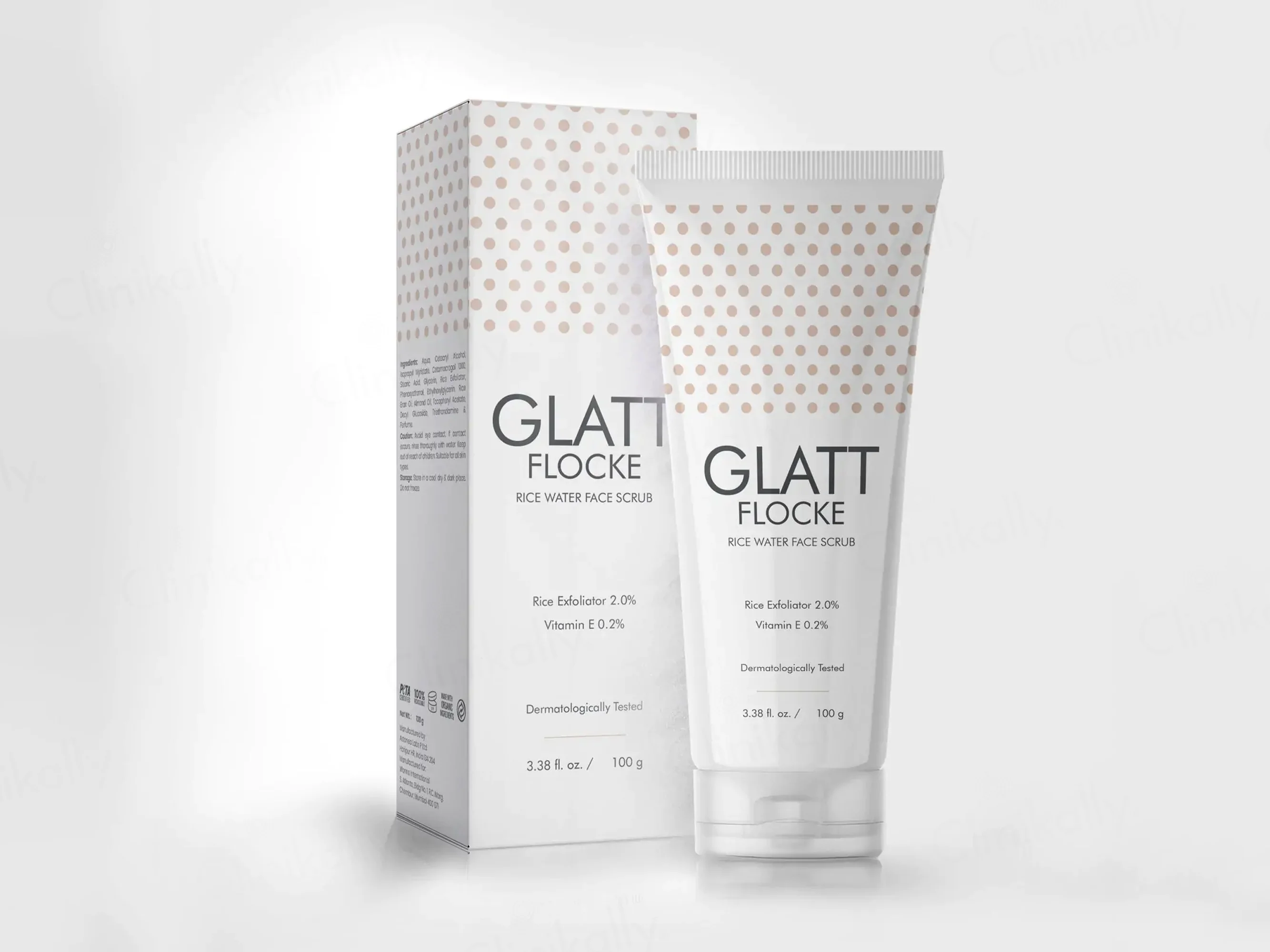 Glatt Flocke Rice Water Face Scrub - Image 2