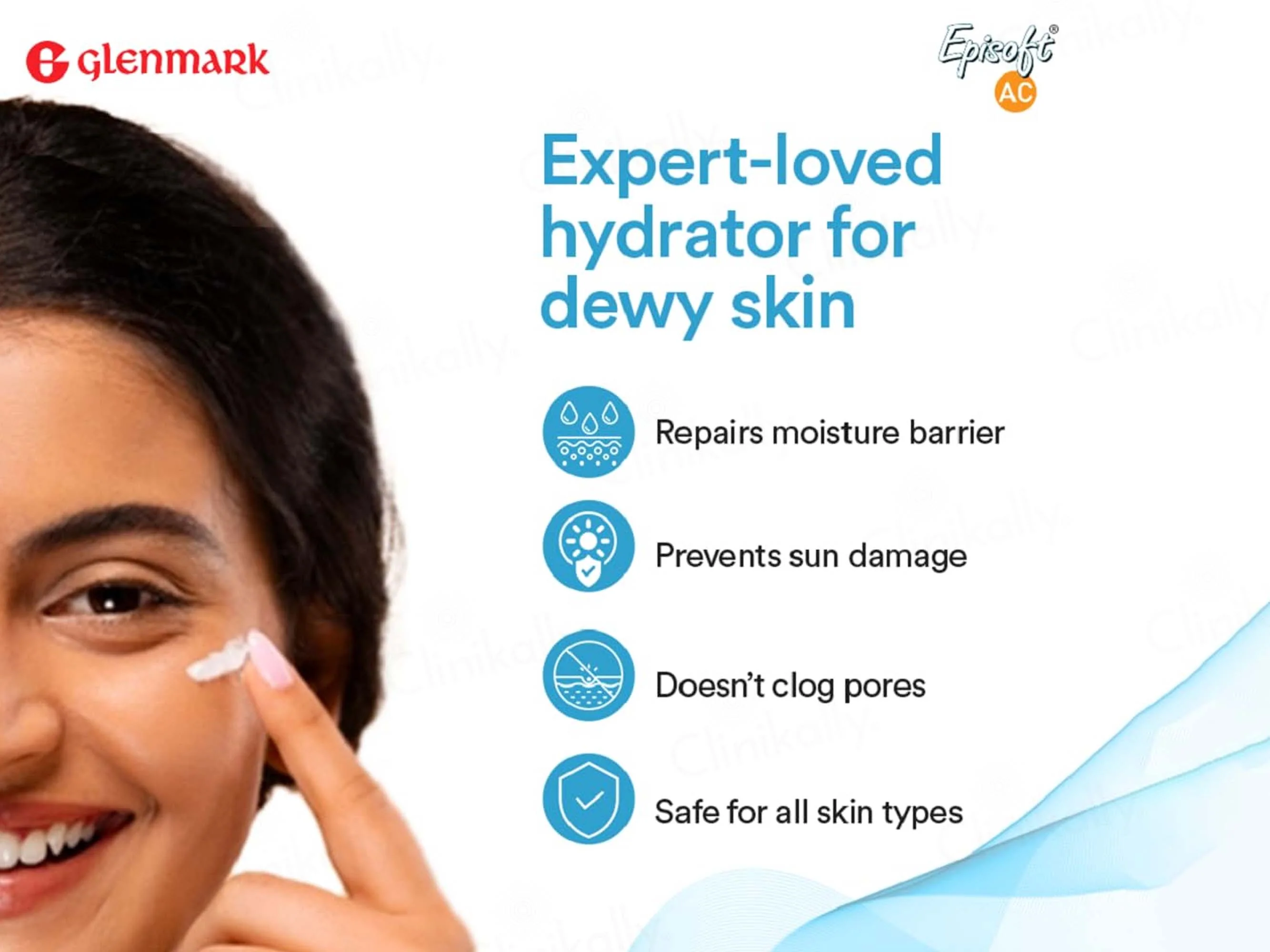 Episoft AC Moisturiser with Sunscreen SPF 30 - Image 4