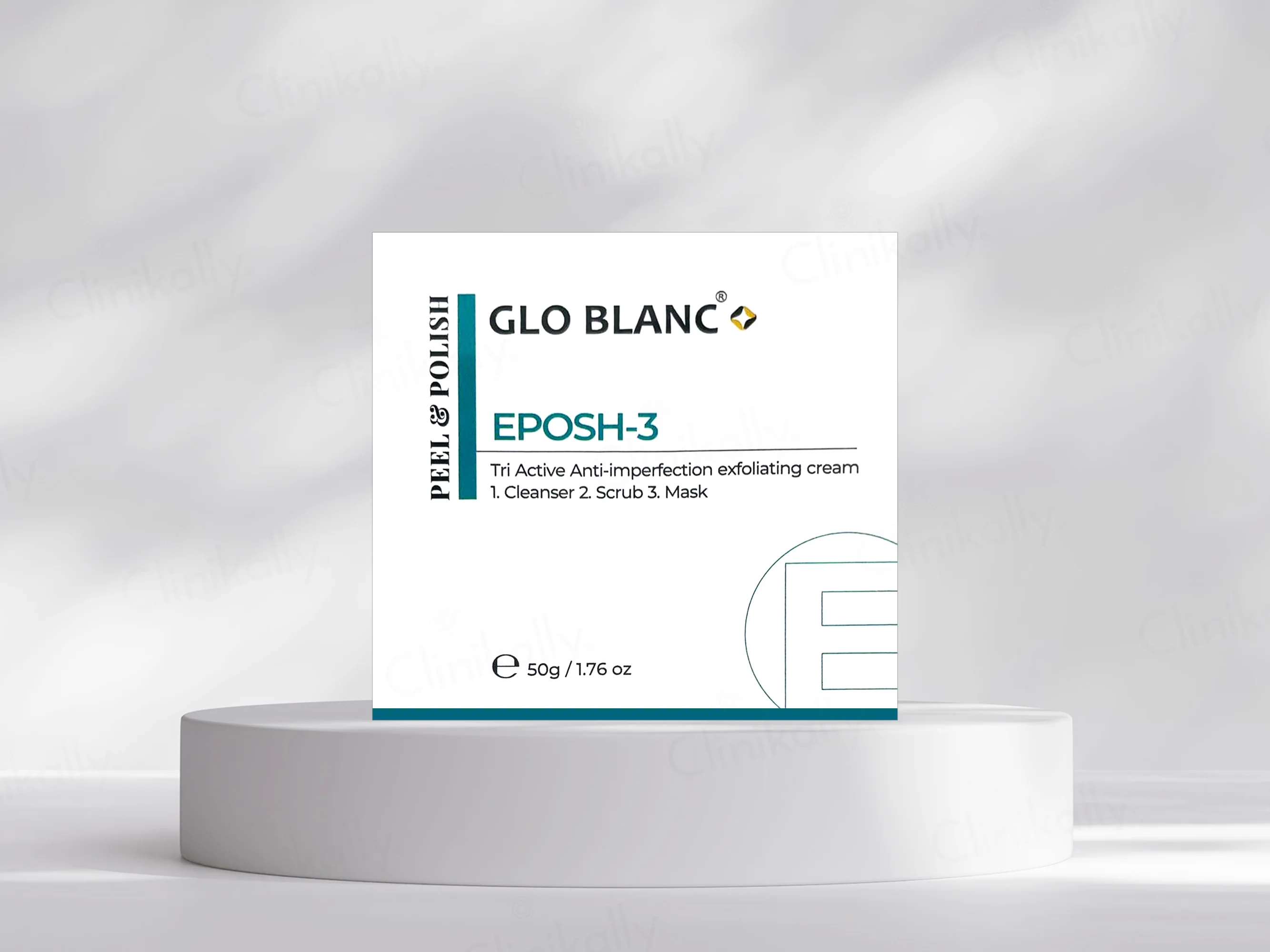 Glo Blanc Eposh-3 Tri Active Exfoliating Cream Cleanser - Image 3