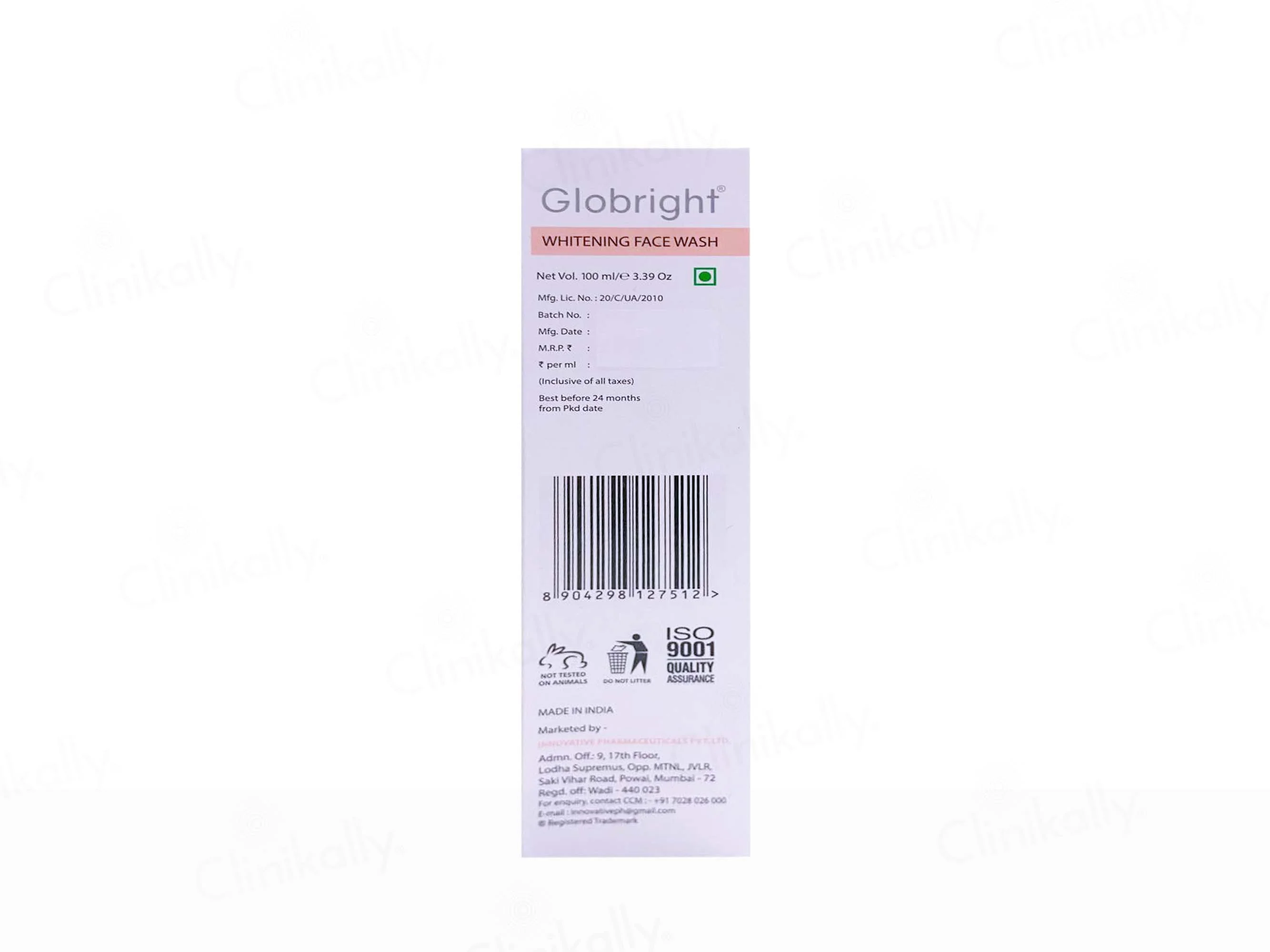 Globright pH Balanced Whitening Face Wash - Image 3