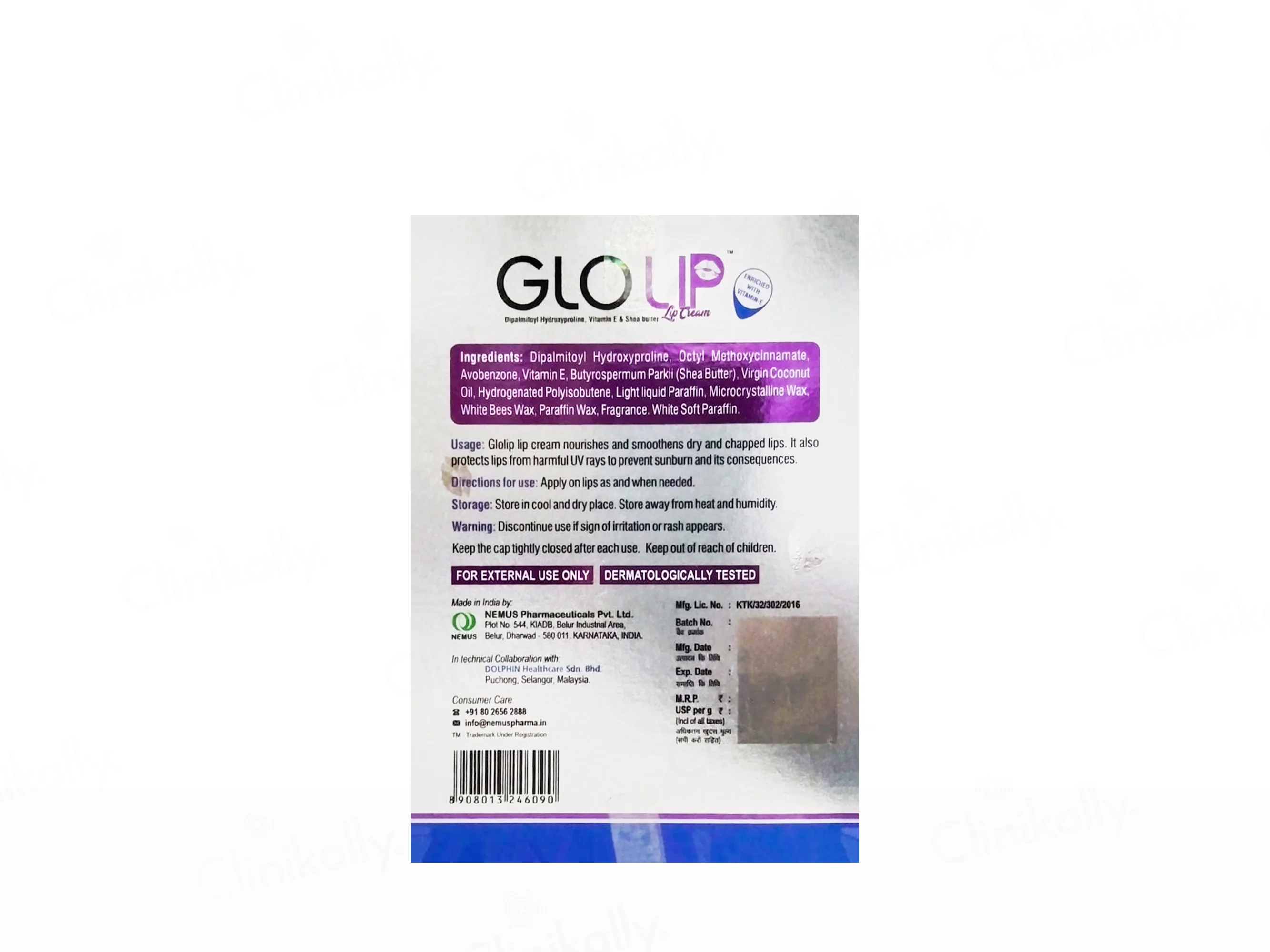 Glolip Lip Cream SPF 15 - Image 3