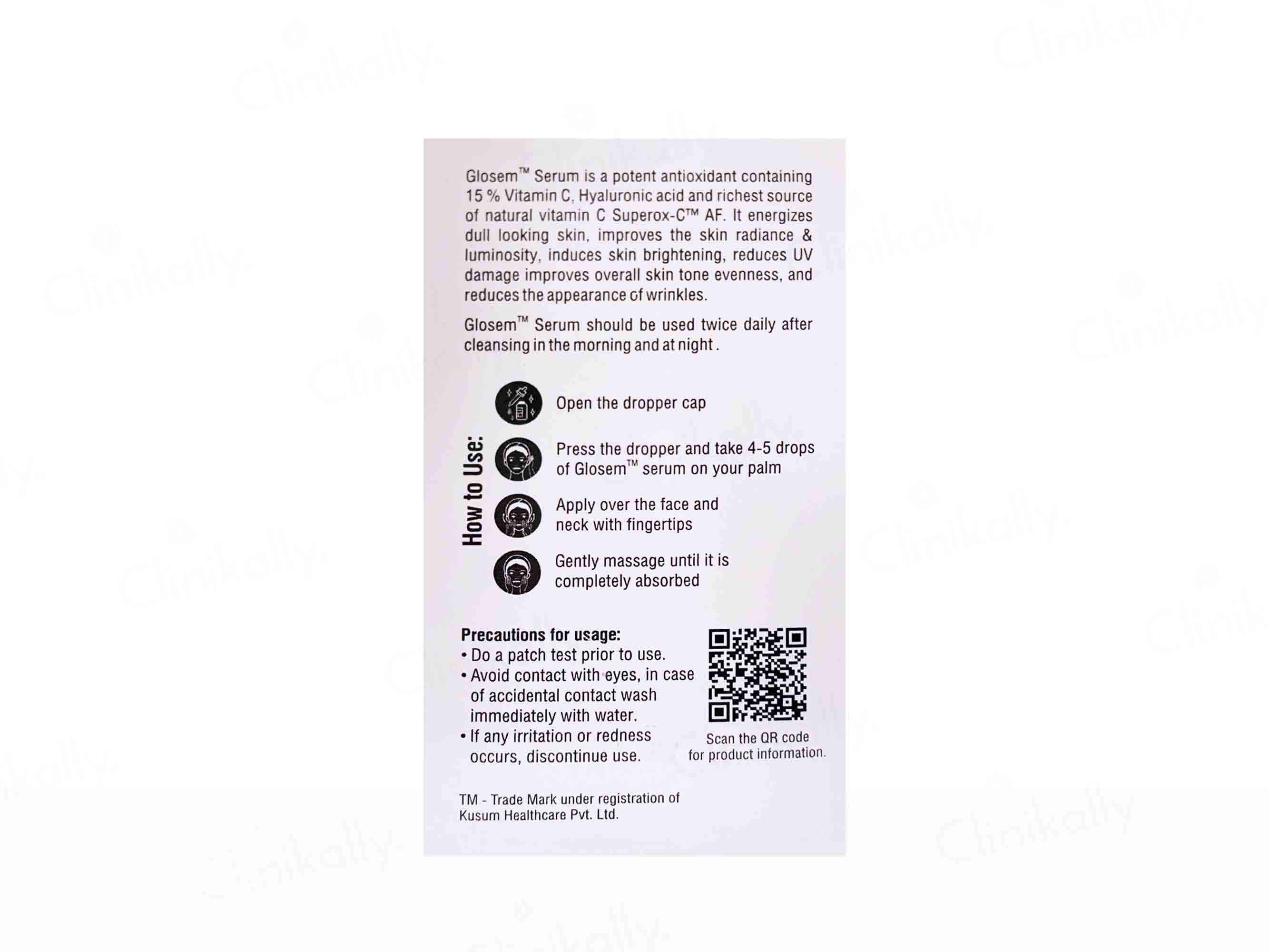 Glosem Vitamin C 15% Serum - Image 2