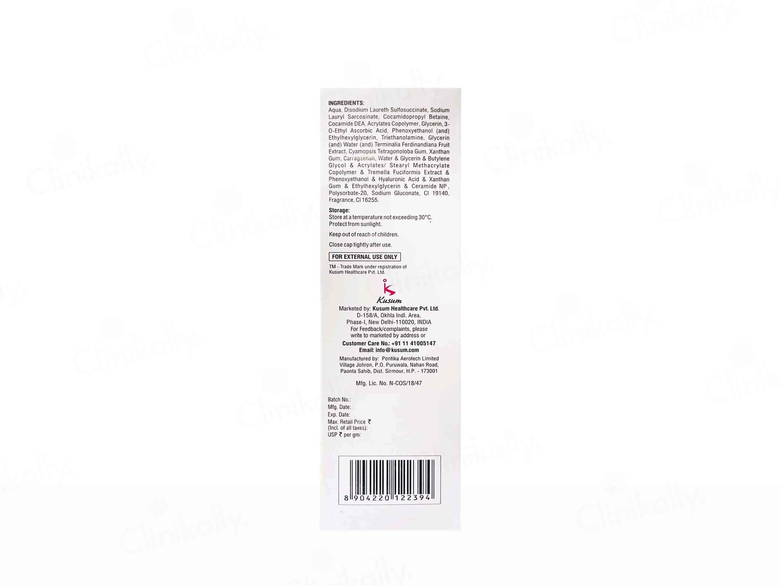 Glosem Vitamin C Face Wash - Image 3
