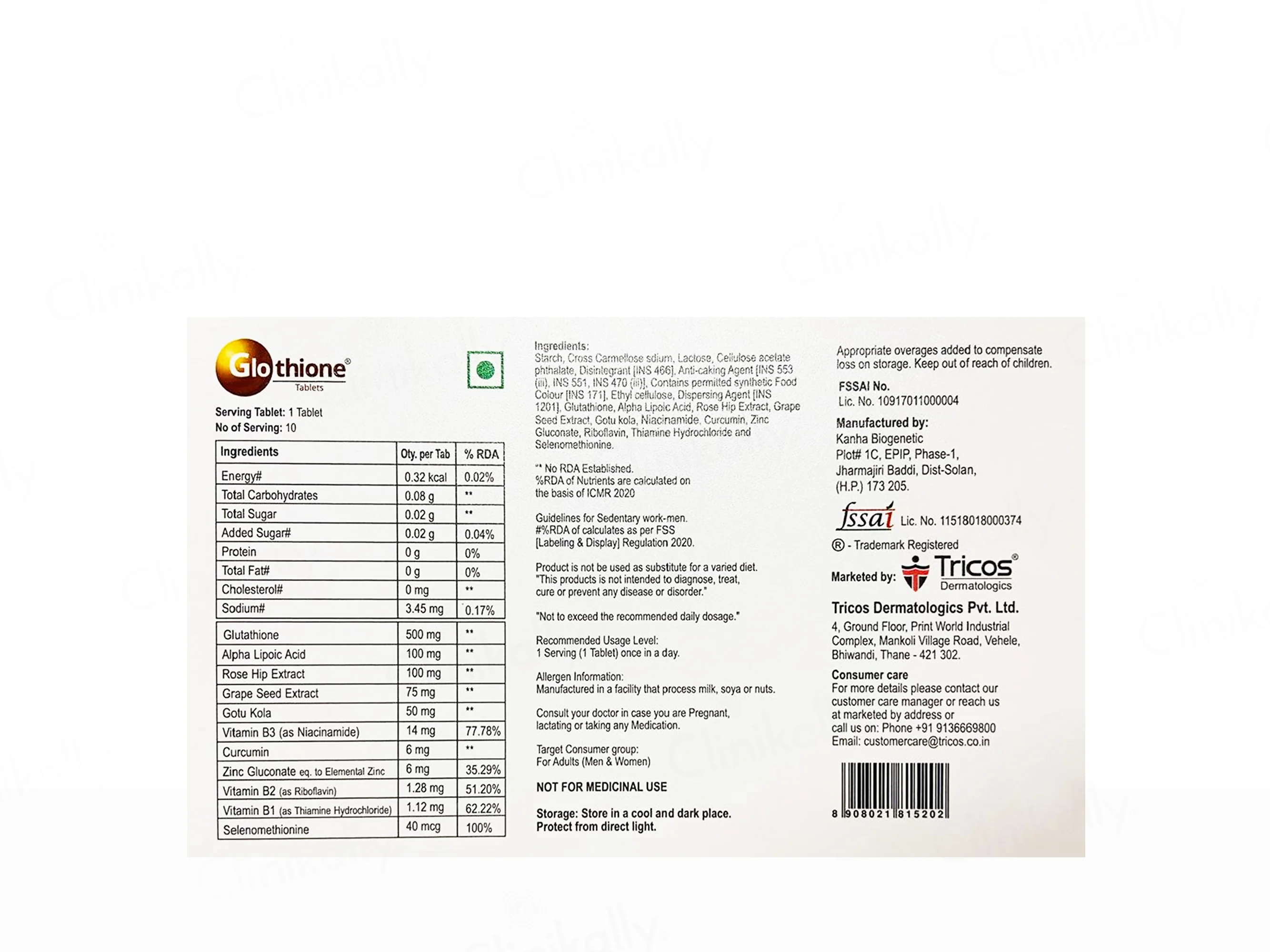 Glothione Tablet - Image 2