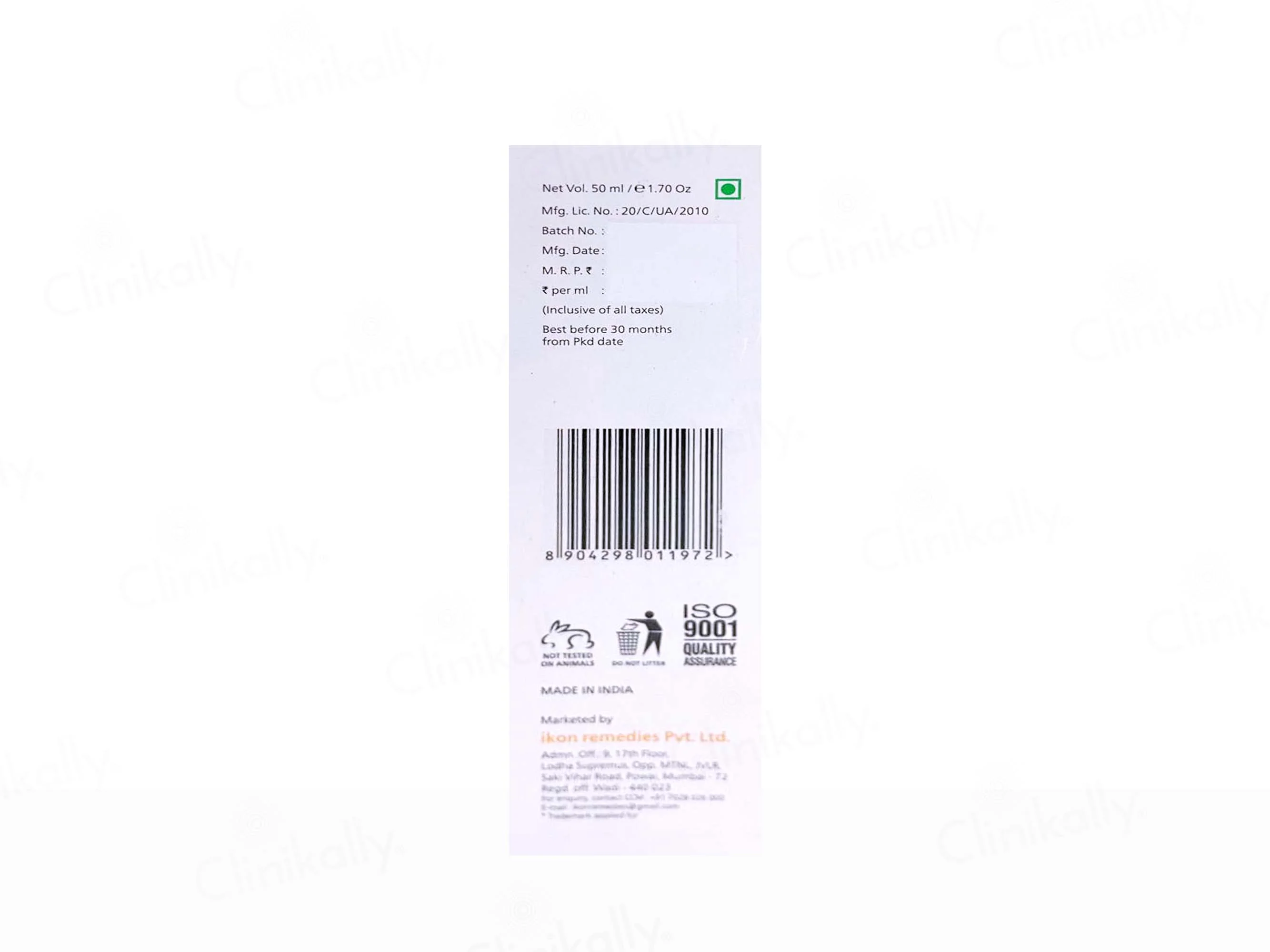 Gloviva Sunscreen Lotion SPF 30 - Image 3