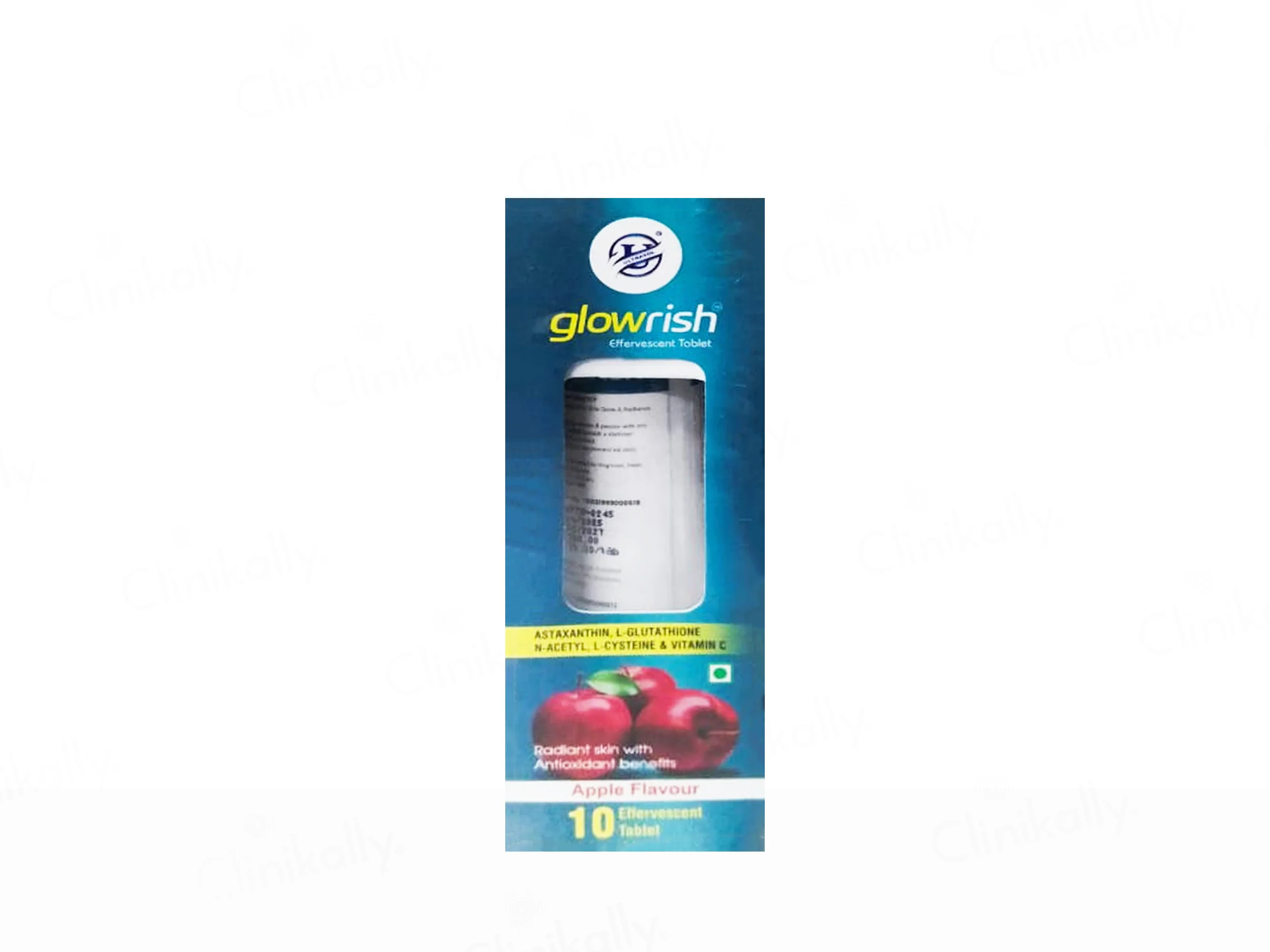 Glowrish Skin Supplement Effervescent Tablet - Apple Flavour