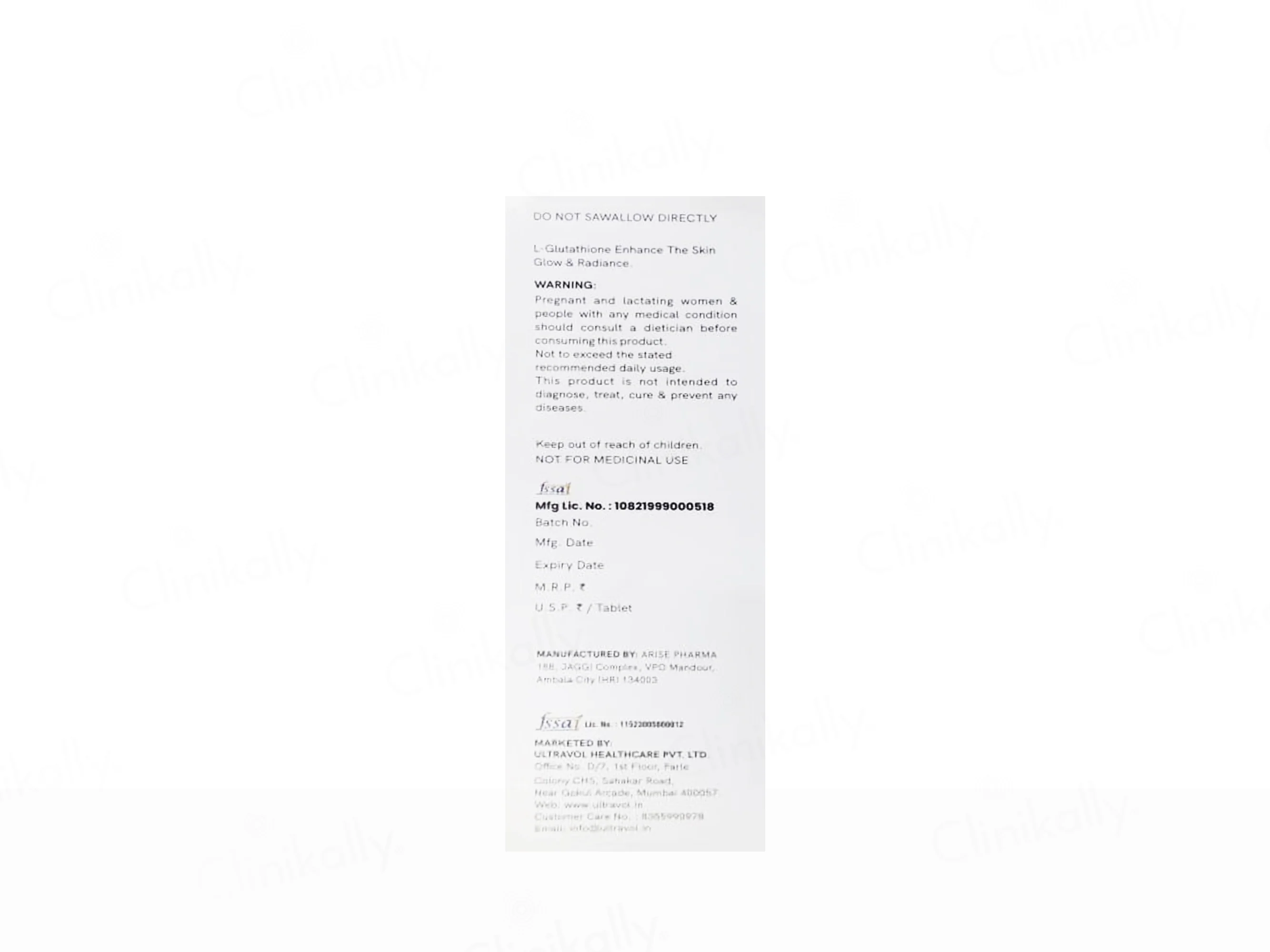 Glowrish Skin Supplement Effervescent Tablet - Apple Flavour - Image 3