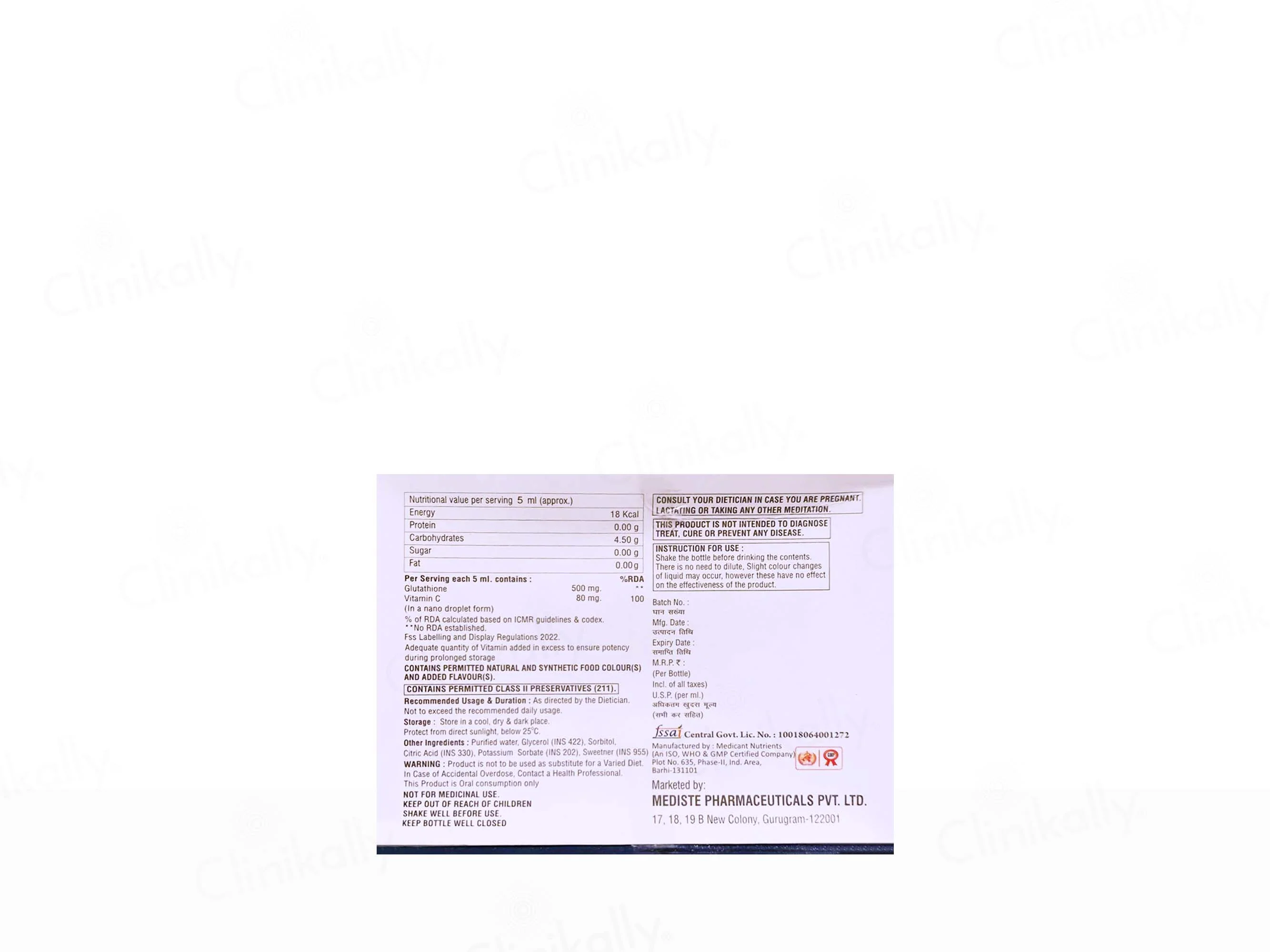 Glucy Glutathione & Vitamin C Nano Shots - Image 3
