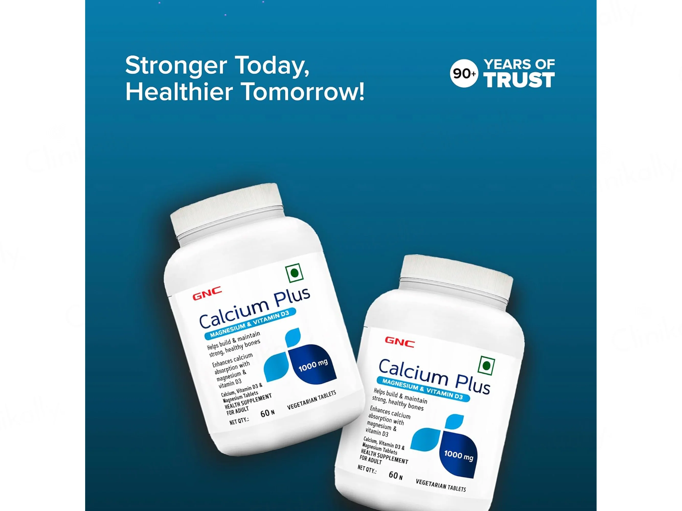 GNC Calcium Plus 1000 mg Health Supplement Tablet - Image 2