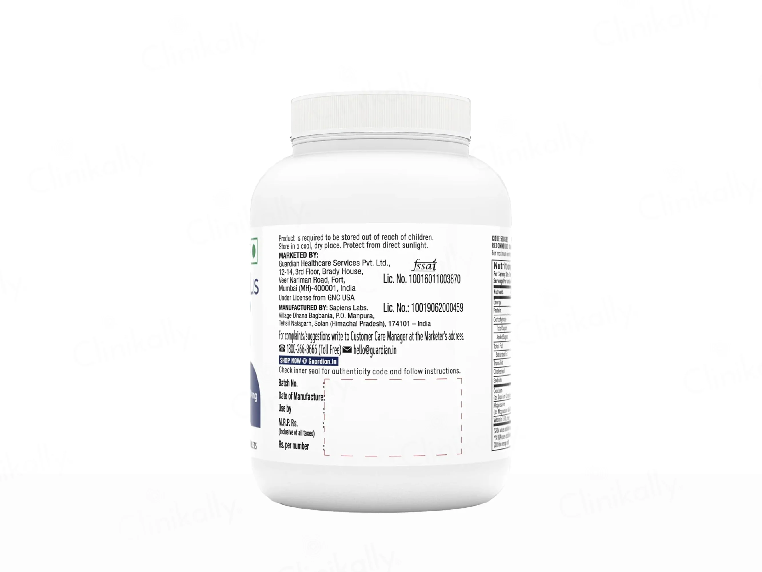 GNC Calcium Plus 1000 mg Health Supplement Tablet - Image 8
