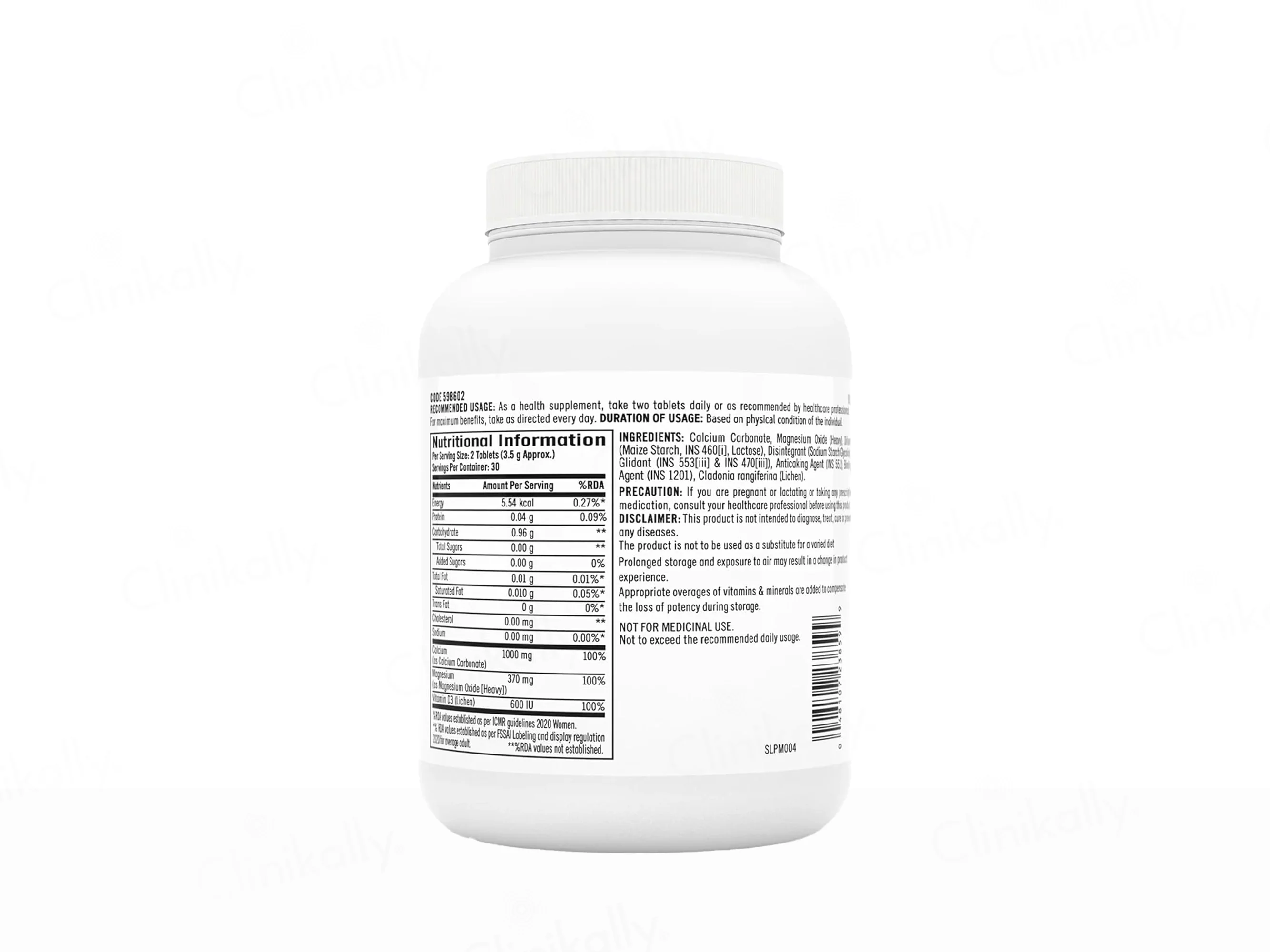 GNC Calcium Plus 1000 mg Health Supplement Tablet - Image 9
