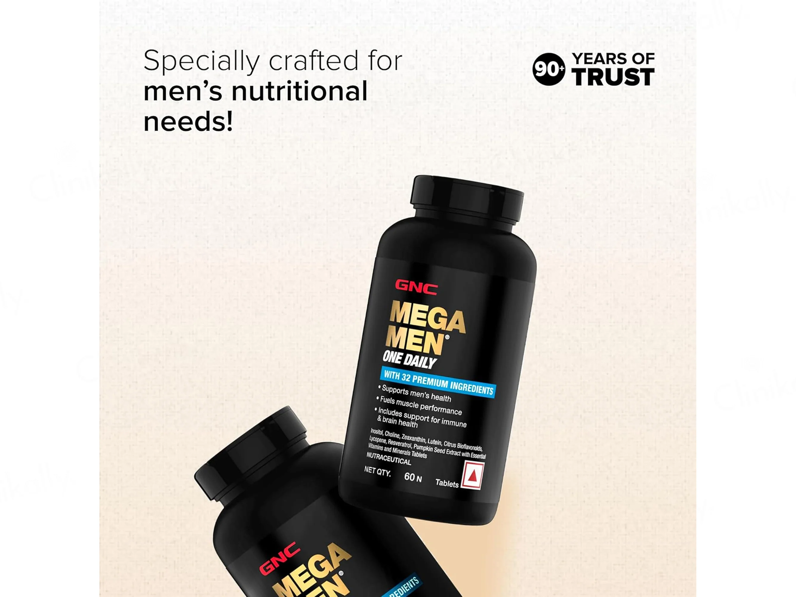 GNC Mega Men One Daily Health Supplement Tablet For Adults - Image 7
