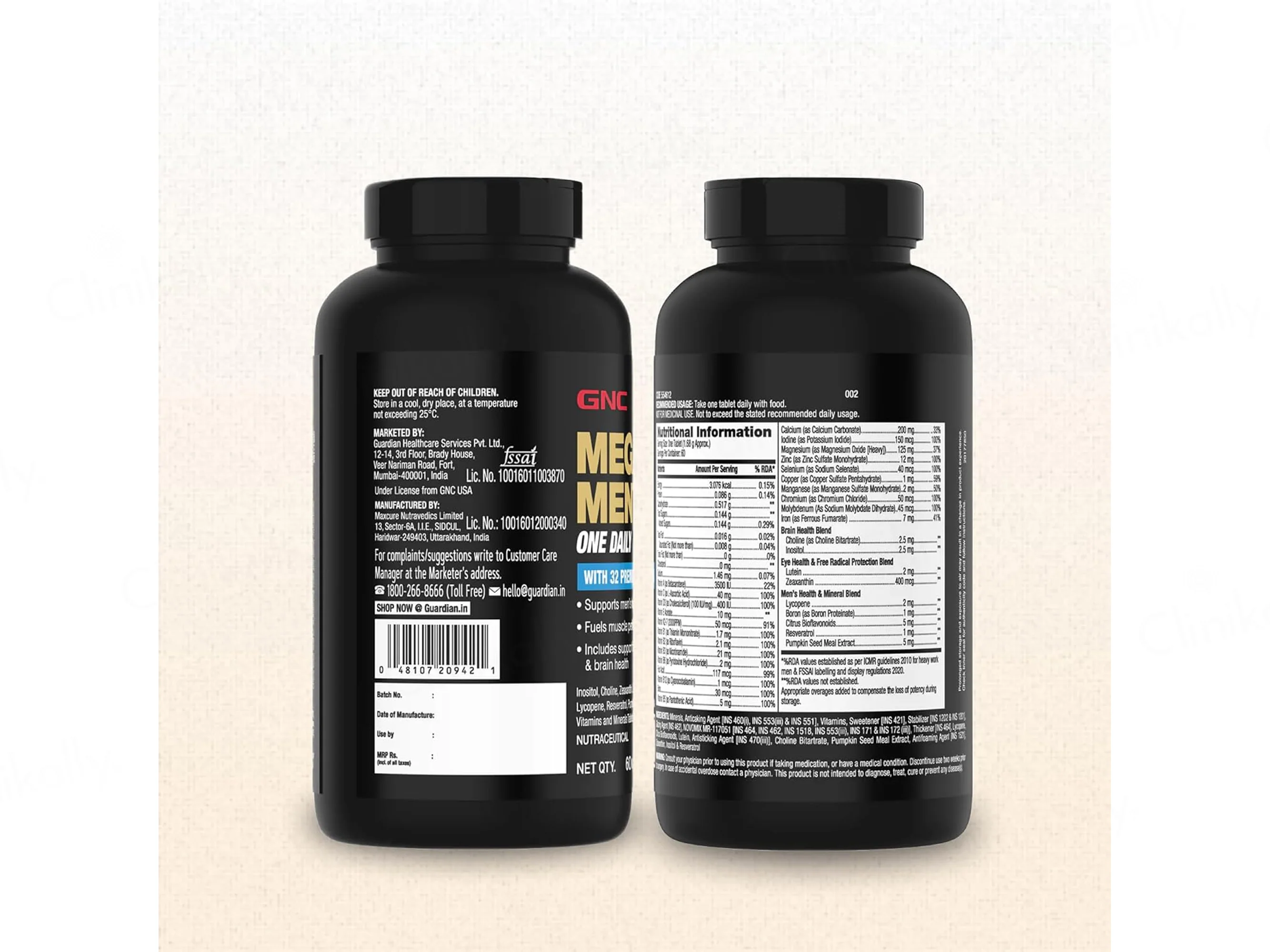 GNC Mega Men One Daily Health Supplement Tablet For Adults - Image 9