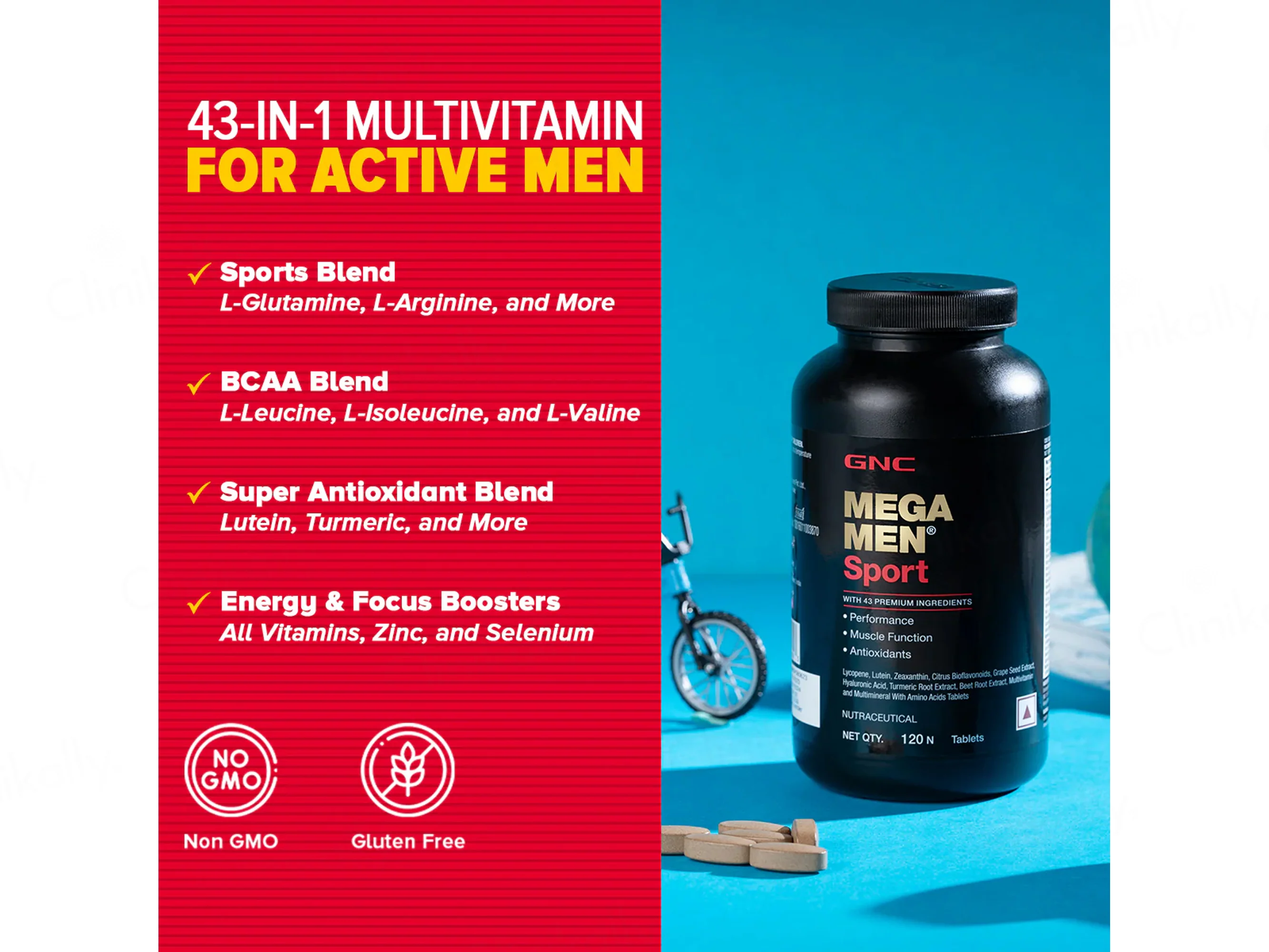 GNC Mega Men Sport Nutraceutical Tablet - Image 4
