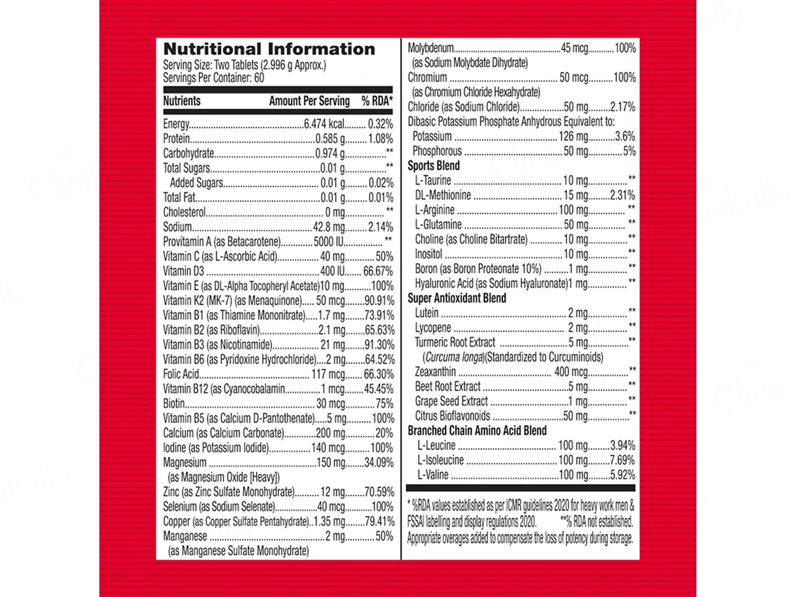 GNC Mega Men Sport Nutraceutical Tablet - Image 5