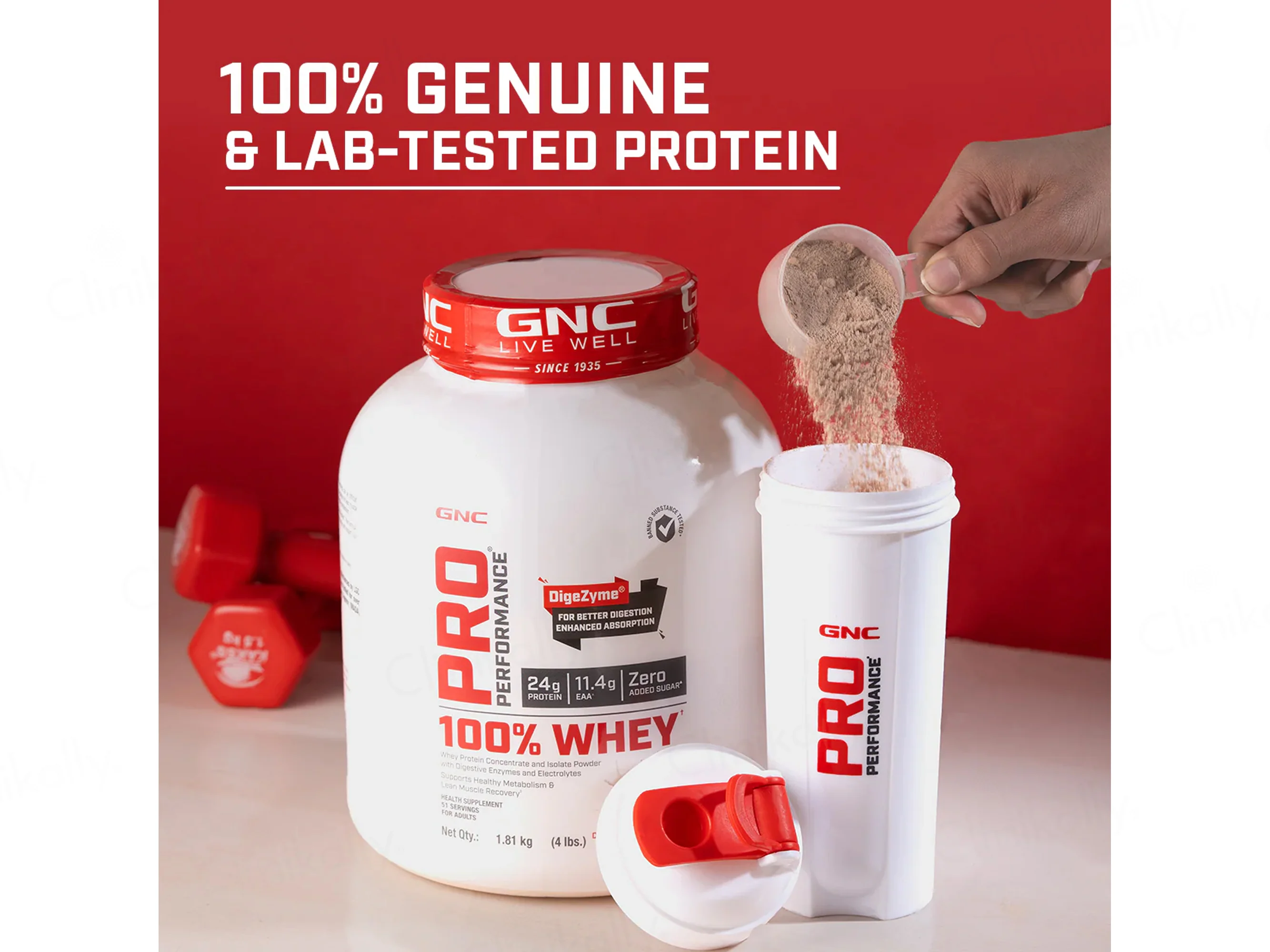 GNC Pro Performance 100% Whey Protein Powder - Chocolate Supreme Flavour - Image 5
