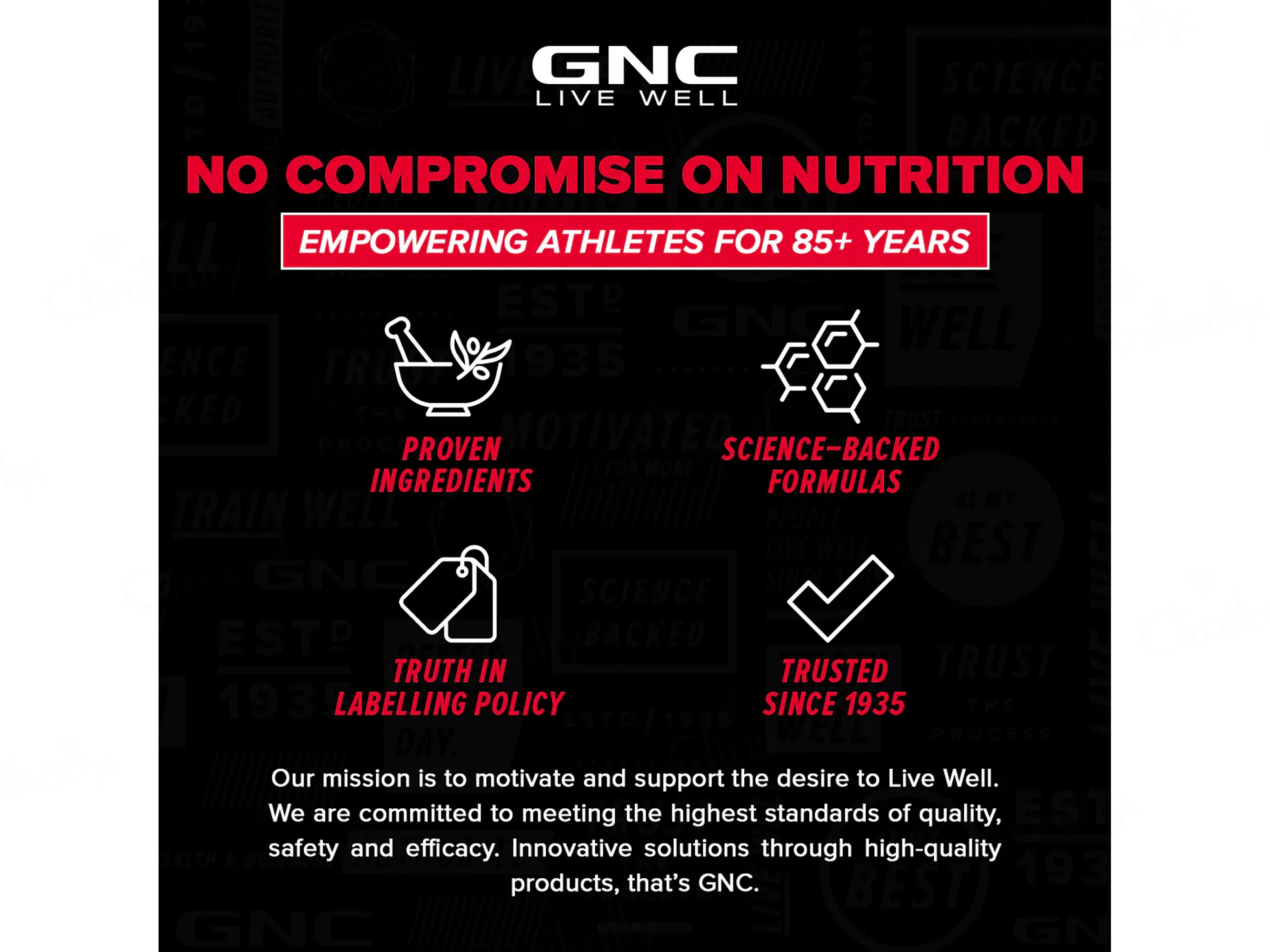 GNC Pro Performance AMP Gold 100% Whey Protein Advanced Powder - Double Rich Chocolate Flavour - Image 4