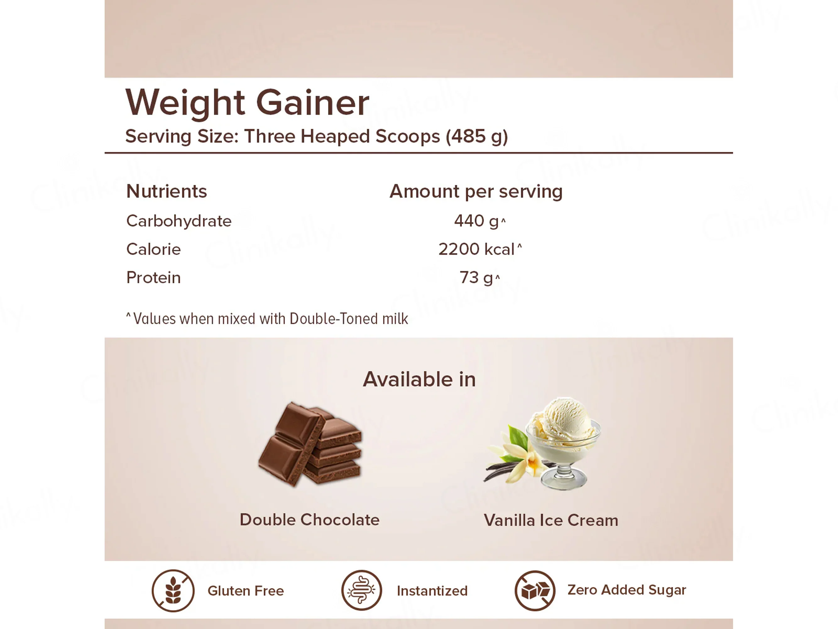 GNC Pro Performance Weight Gainer Supplement Powder - Double Chocolate Flavour - Image 3