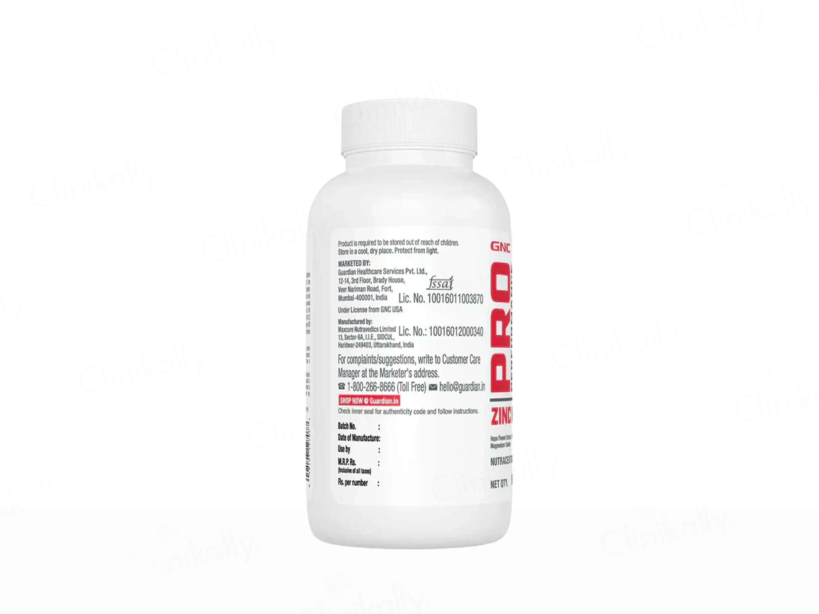 GNC Pro Performance Zinc Magnesium Nutraceutical Tablet For Adults - Image 3