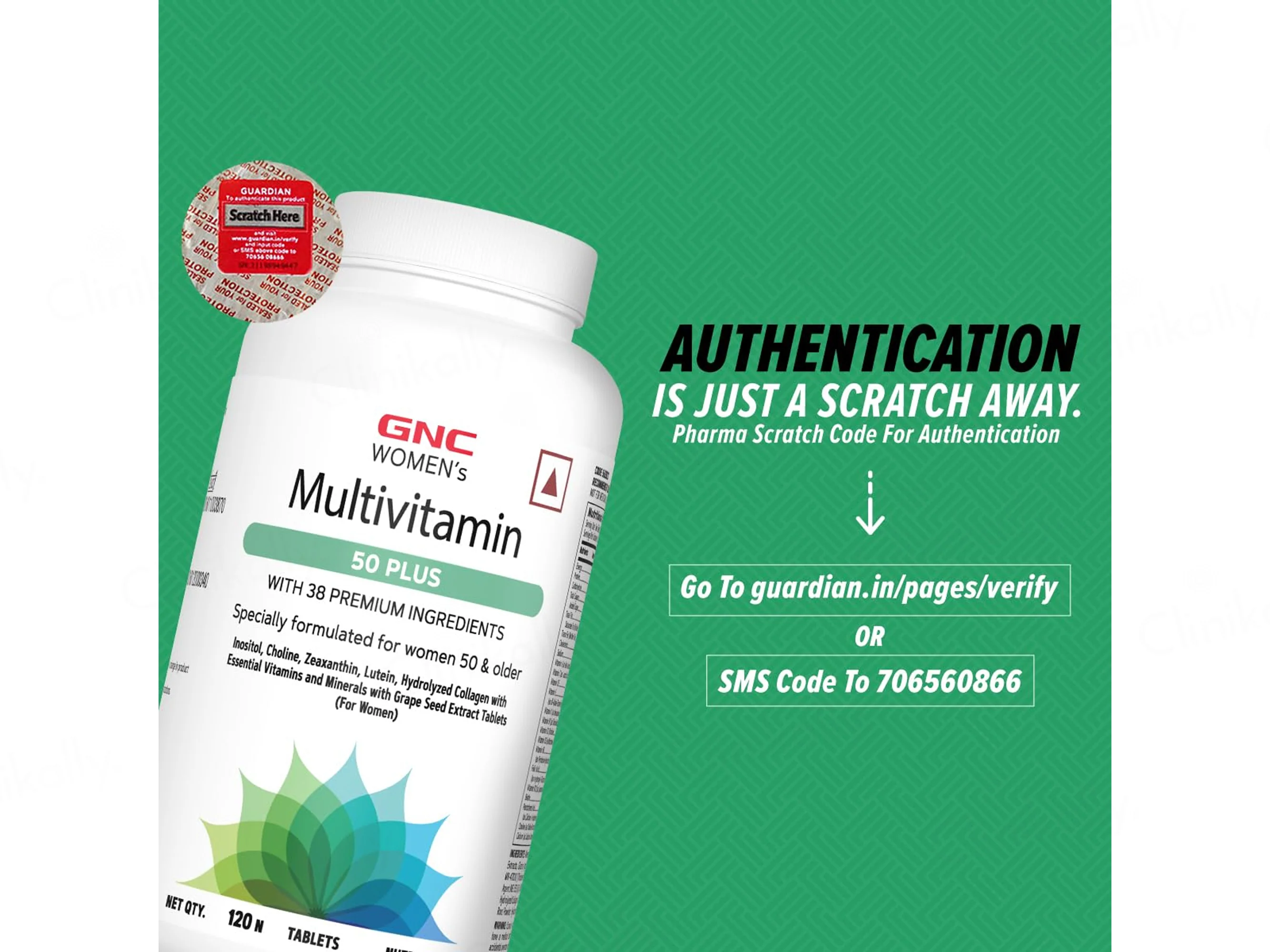 GNC Women's Multivitamin 50 Plus Nutraceutical Tablet - Image 7